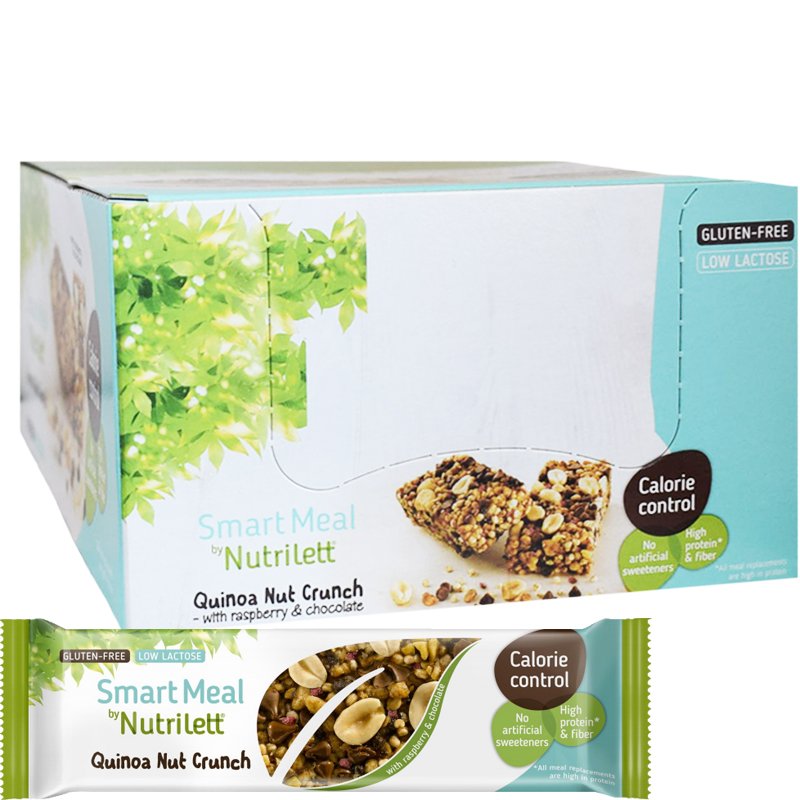 Köp Måltidsersättningsbars Quinoa Nut Crunch 15 pack 67 rabatt