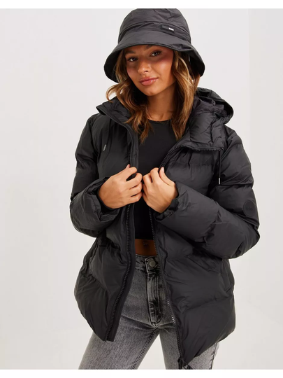 Osta Rains Puffer Jacket Black Netist