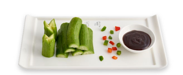 蘸酱青瓜  Cucumber dip in a Special soy sauce