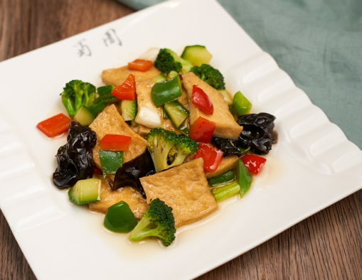 家常豆腐  Stir-fried Tofu and Vegetables home style