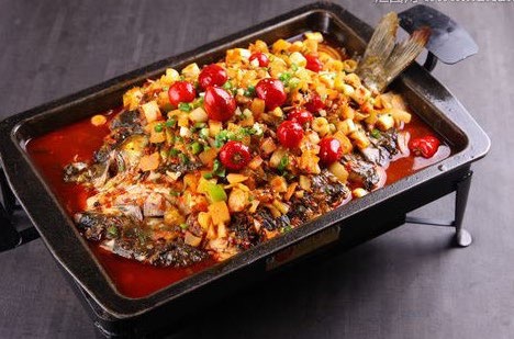 烤鱼  grilled fish