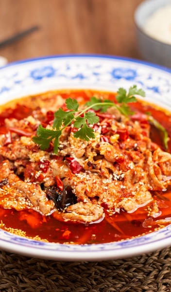 水煮肉片🌶🌶  Shredded Pork with Spicy garlic sauce