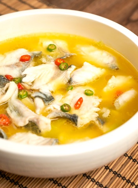 山珍靓肤鱼🌶🌶🌶  Stewed Sea Bass with Mushroom soup