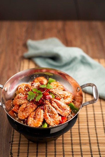 麻辣干锅虾🌶🌶  Griddled Spicy Shrimp