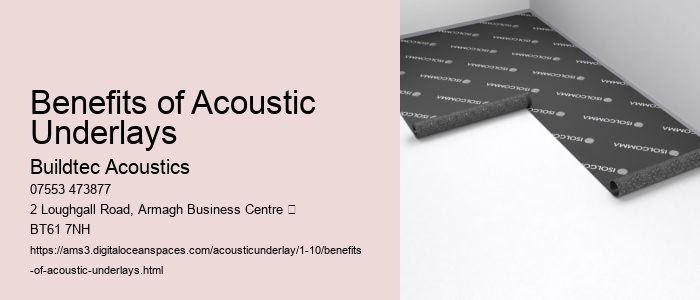 Reducing Foot Traffic Noise in Offices with Acoustic Underlays