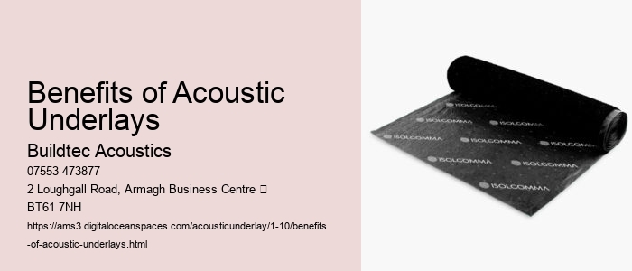 Acoustic Underlay for Commercial Environments