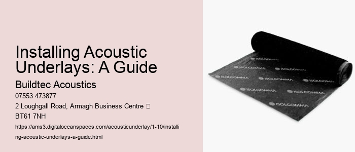 Types of Materials Used in Acoustic Underlays