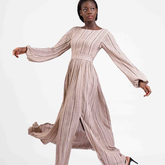 ROBE MAXI AJOURÉE