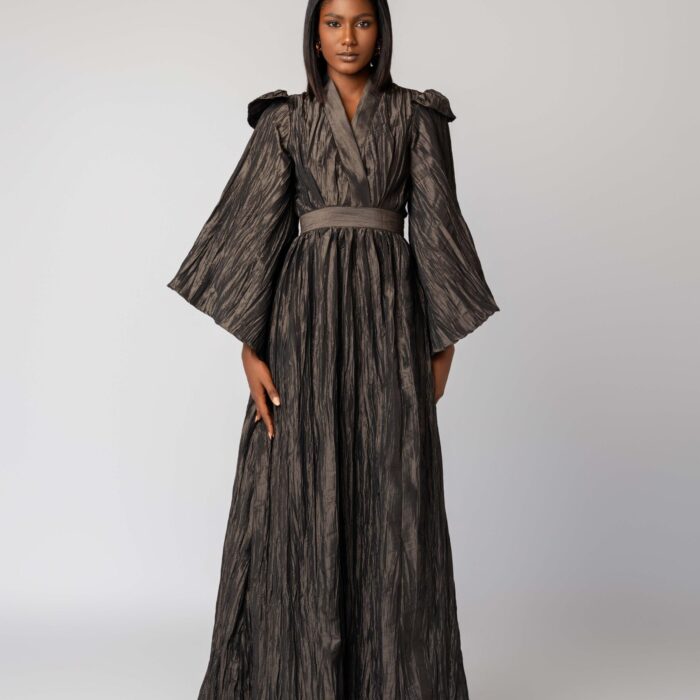 ROBE MAXI PLISSÉE