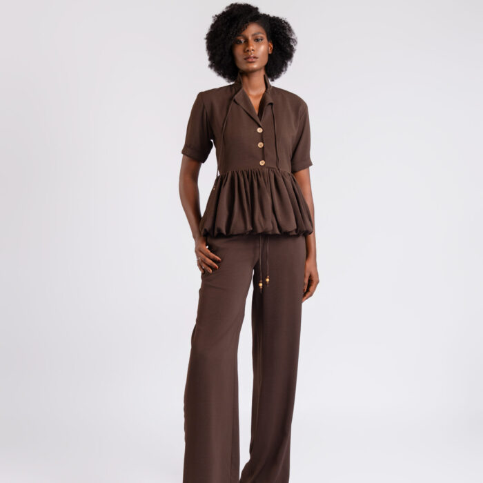 ENSEMBLE À BLOUSE BALLON