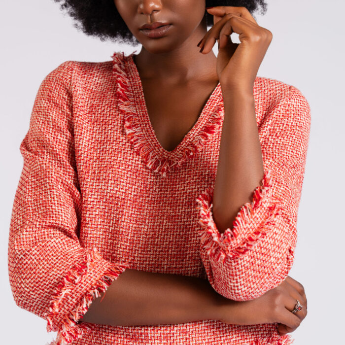 TOP EN TWEED LÉGER