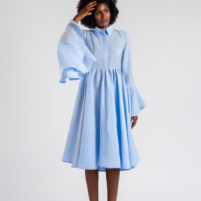 ROBE MIDI ÉVASÉE