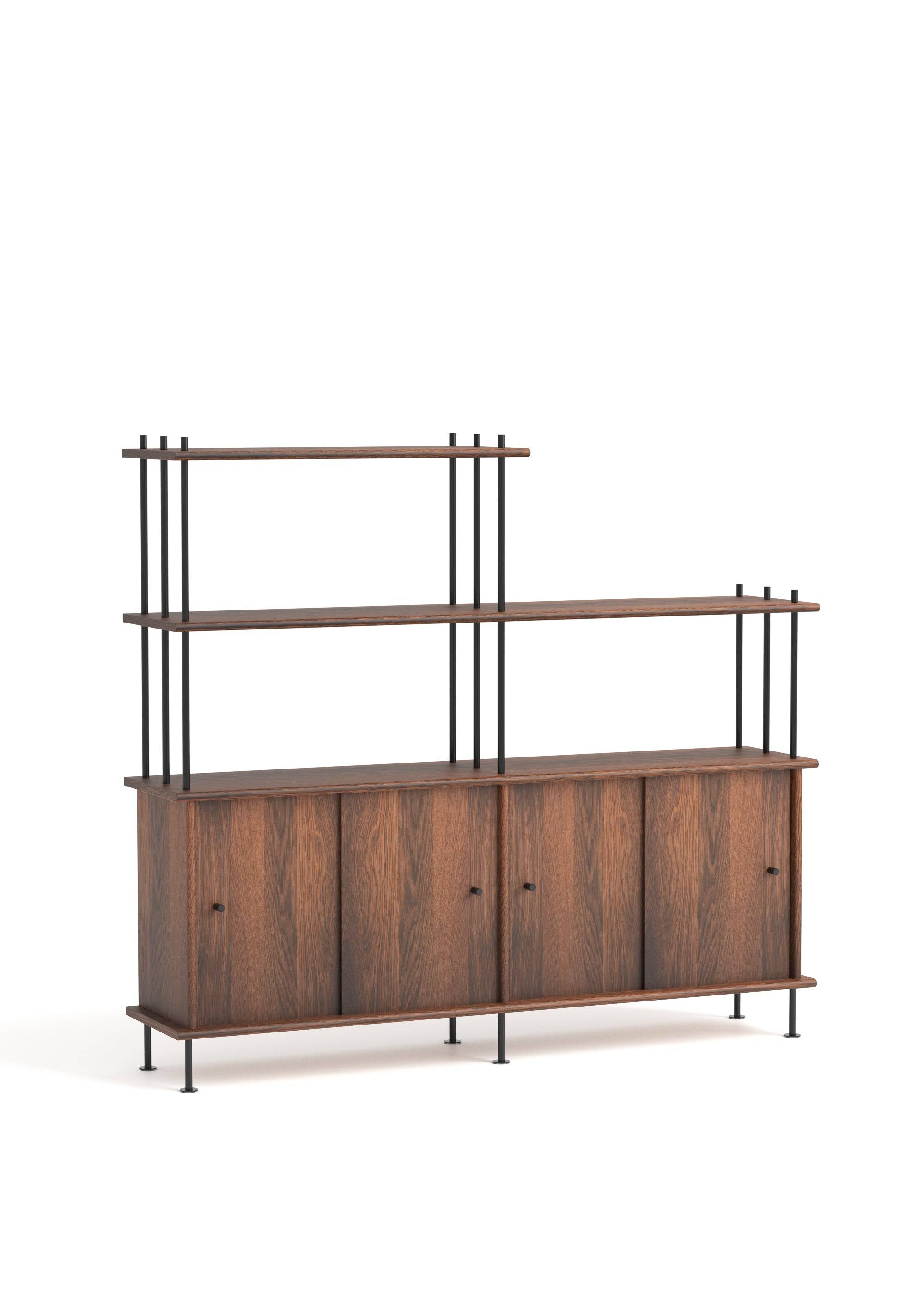 Sistema BAVA 160 - Estanterías de Madera maciza de roble (45)
