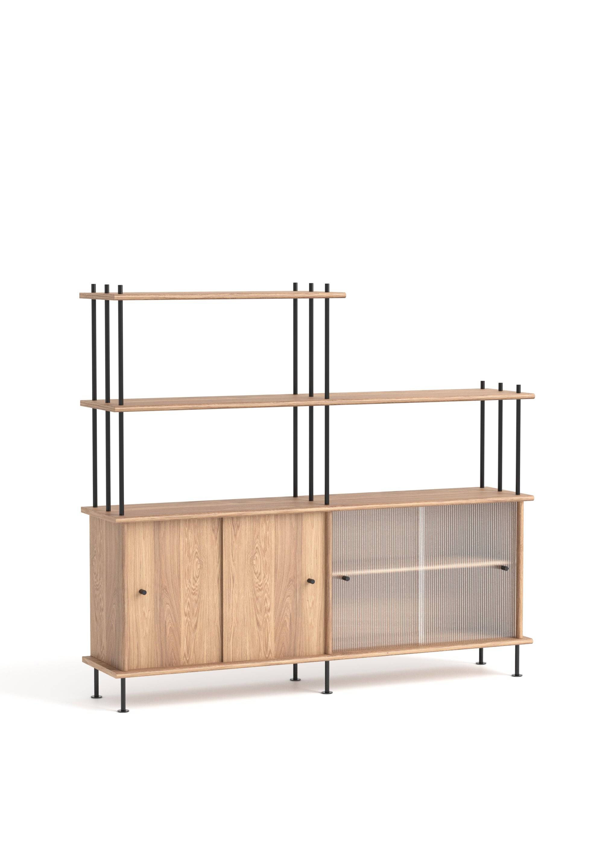 Sistema BAVA 160 - Estanterías de Madera maciza de roble (43)