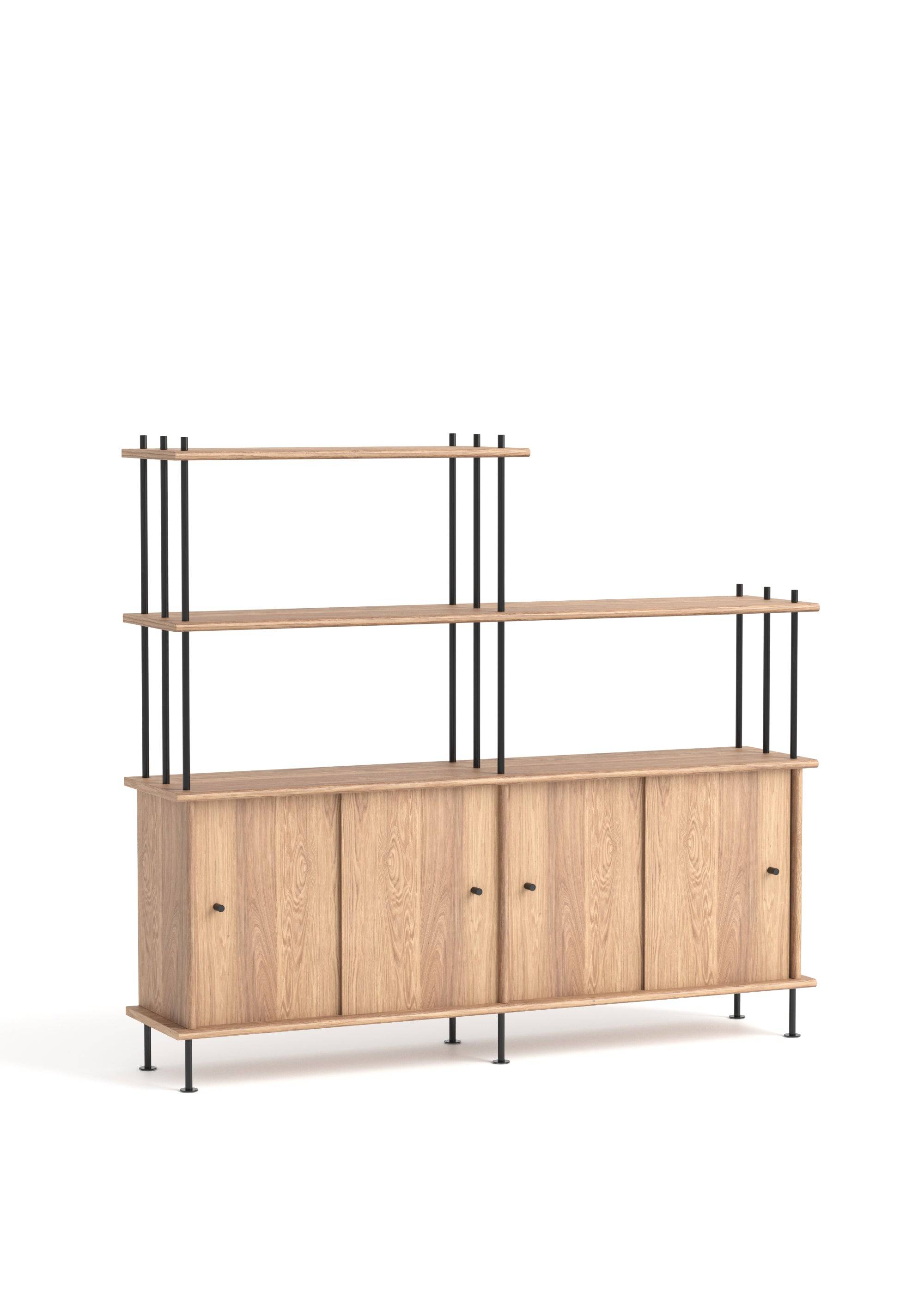 Sistema BAVA 160 - Estanterías de Madera maciza de roble (42)