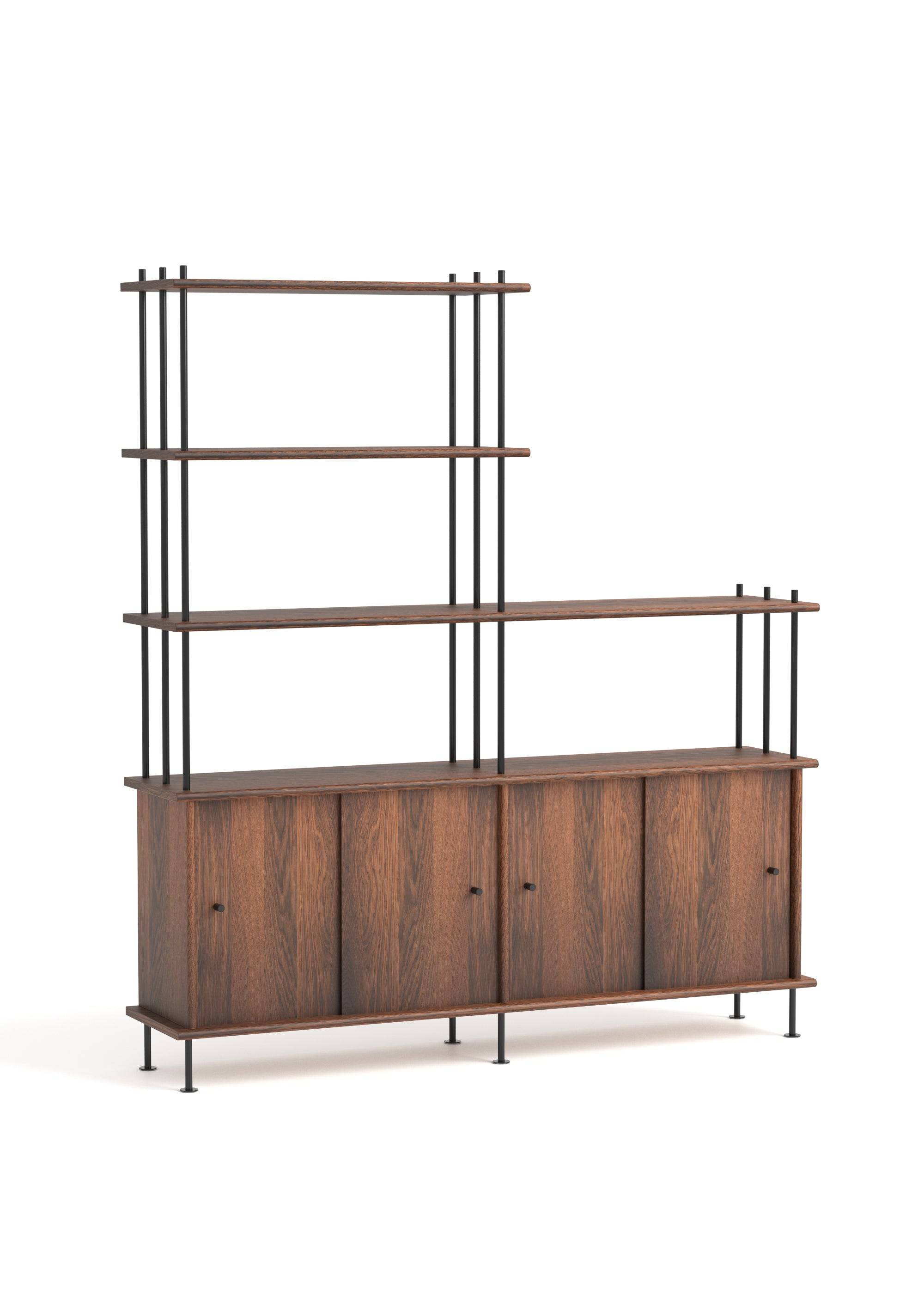 Sistema BAVA 160 - Estanterías de Madera maciza de roble (57)