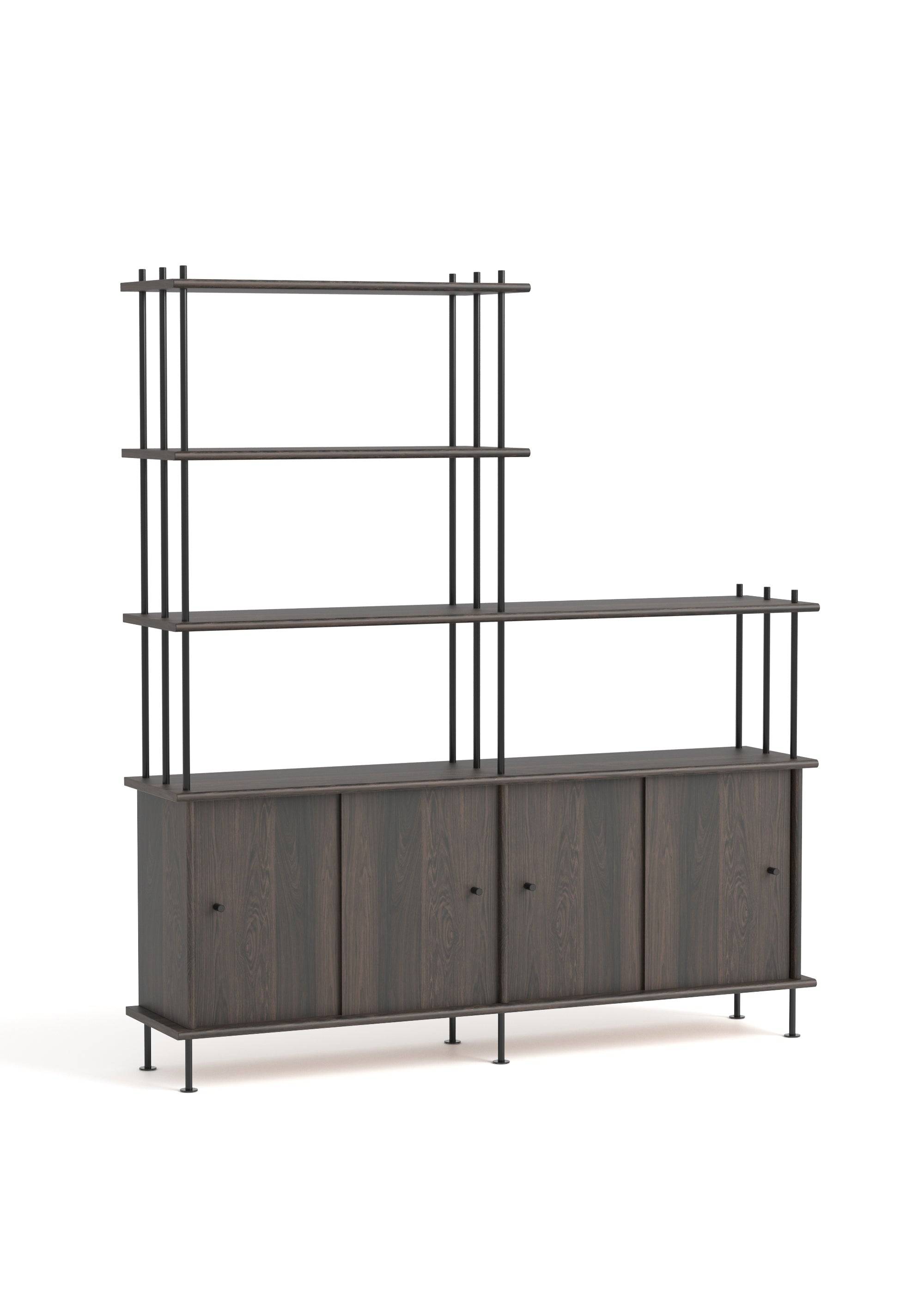 Sistema BAVA 160 - Estanterías de Madera maciza de roble (60)