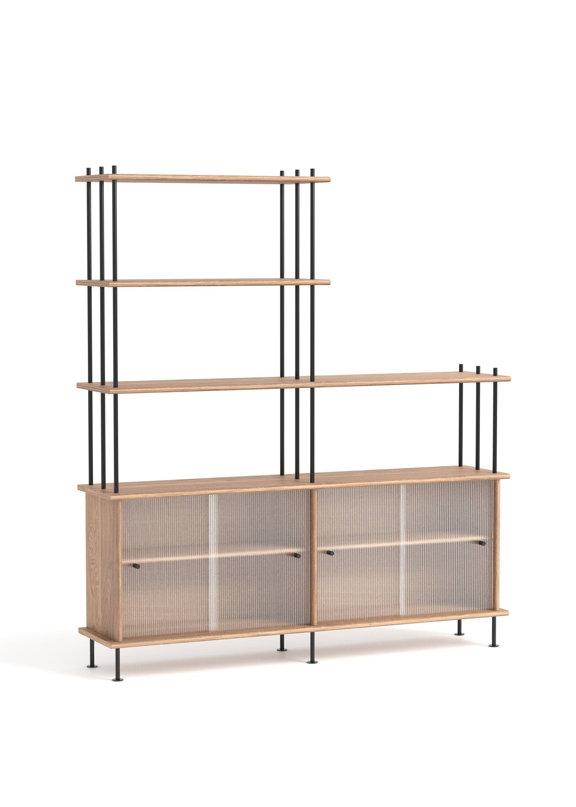 Sistema BAVA 160 - Estanterías de Madera maciza de roble (53)