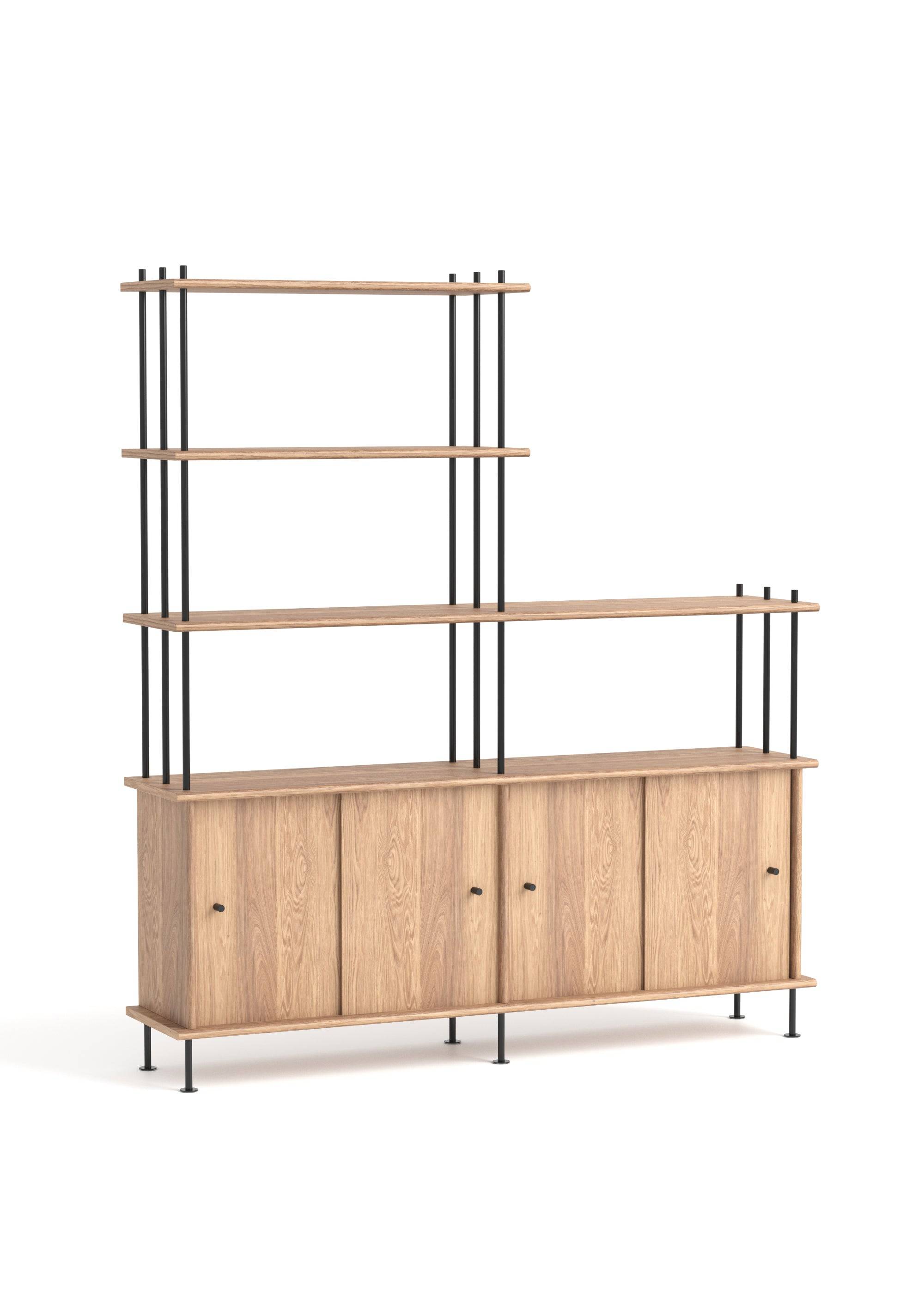 Sistema BAVA 160 - Estanterías de Madera maciza de roble (54)