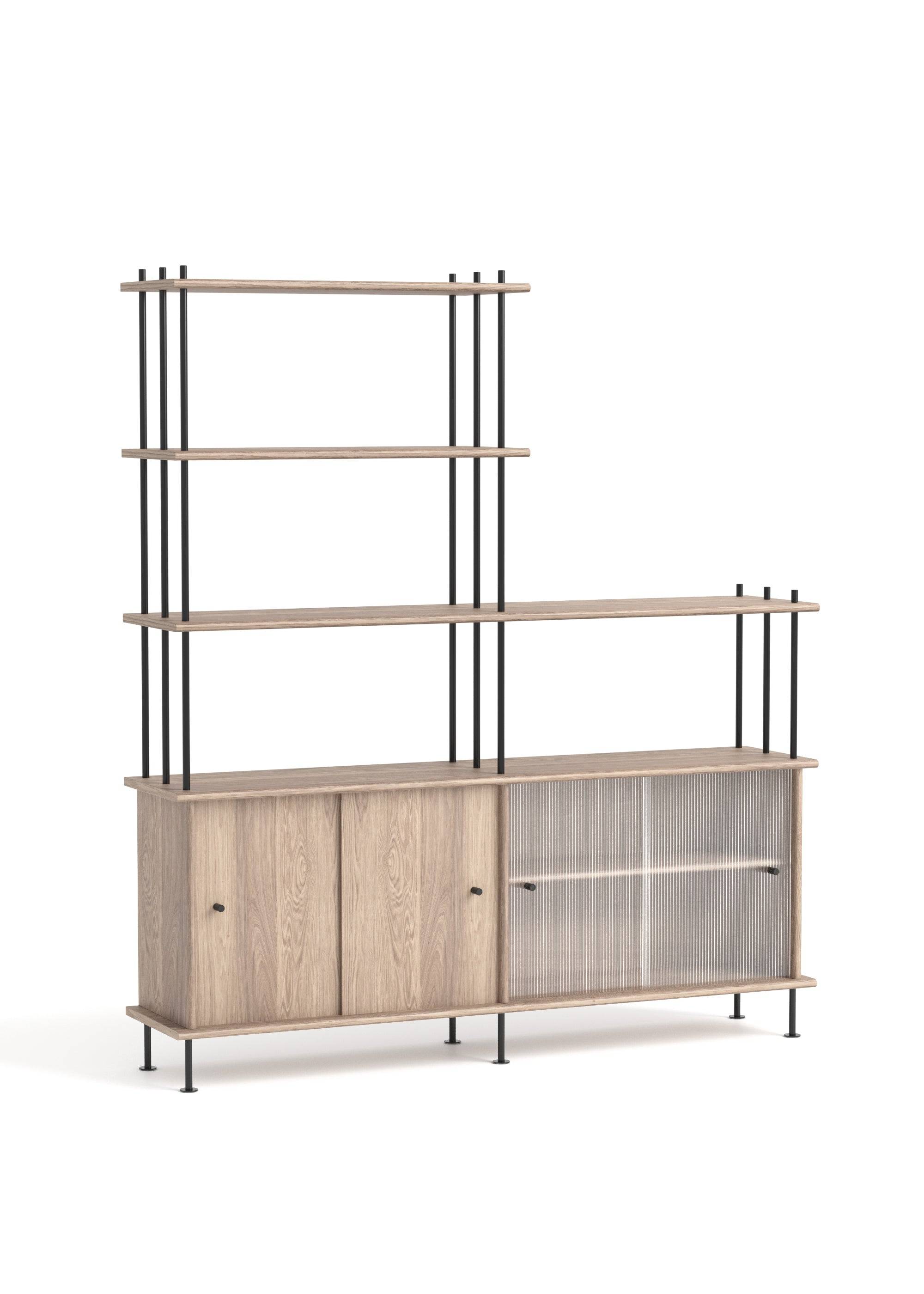 Sistema BAVA 160 - Estanterías de Madera maciza de roble (64)