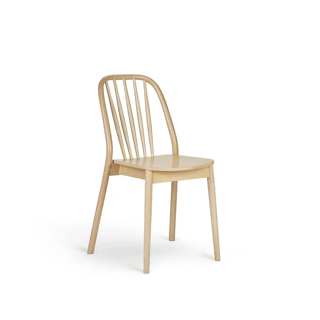 Silla ALDO – Asiento y respaldo de madera – haya clara M07 [A-1070-M07]