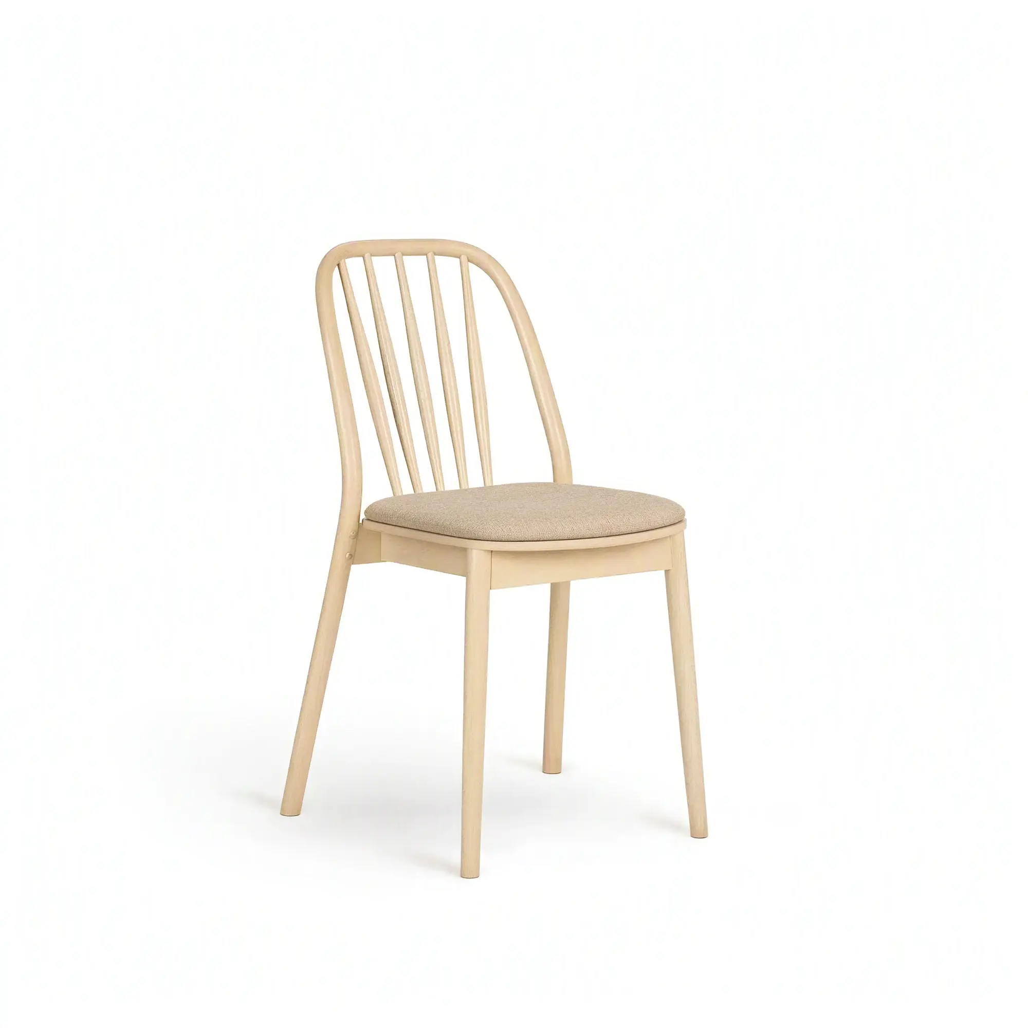 Silla ALDO – Asiento tapizado · respaldo de madera – haya clara M07 [A-1070U-M07] (2)