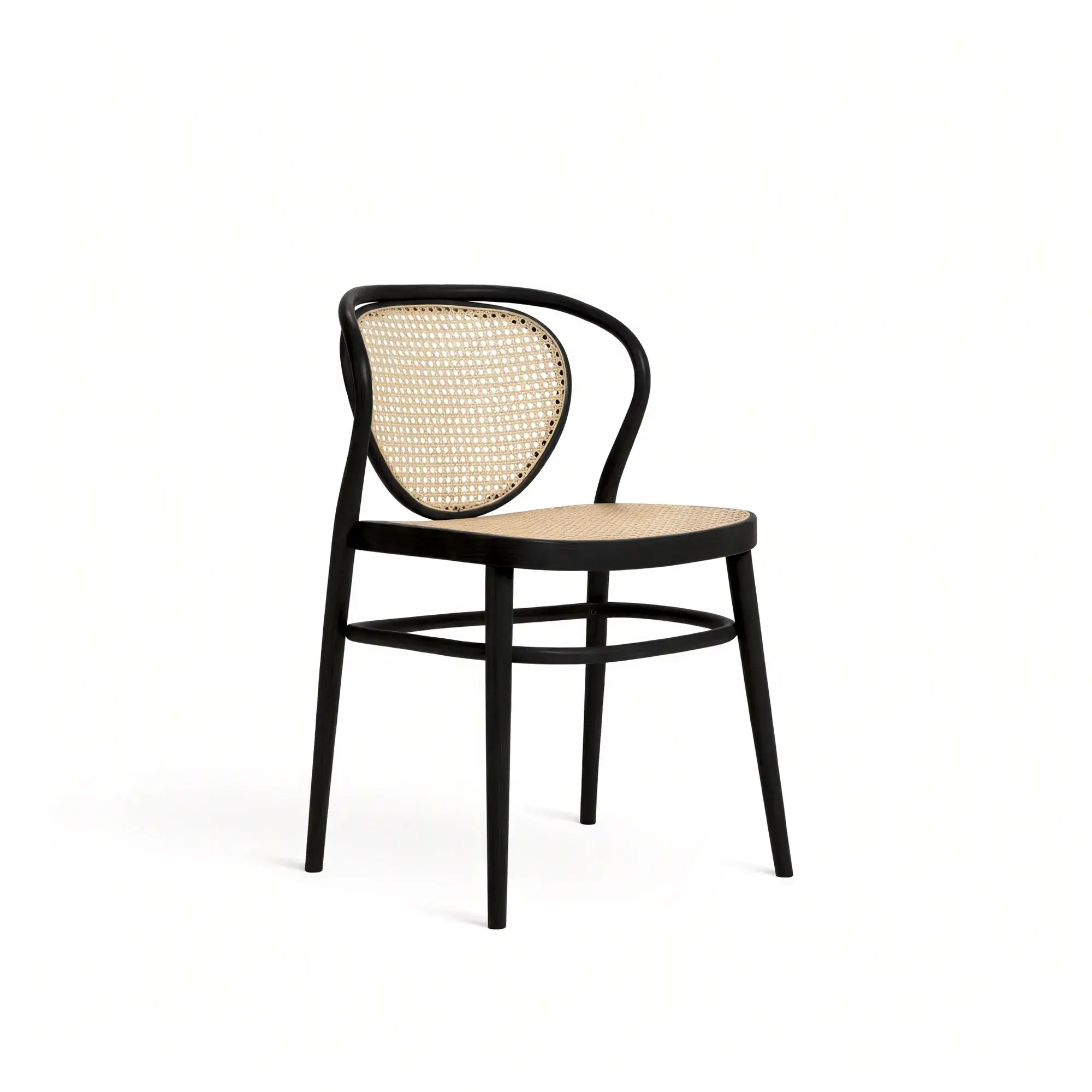 Silla NODO – Asiento y respaldo de rejilla – haya negra M63 [A-1400-M63] (3)