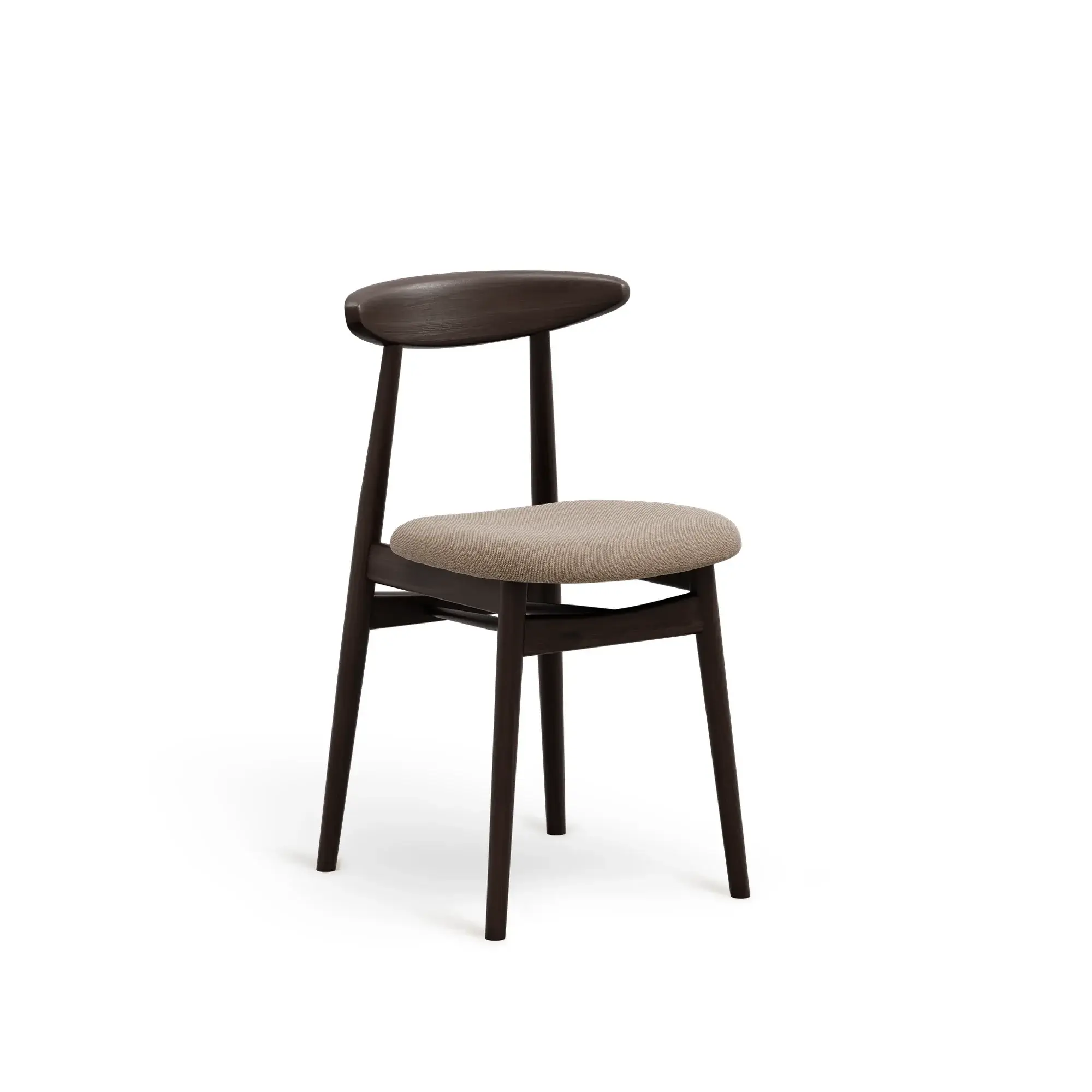 Silla YESTERDAY – Asiento tapizado · respaldo de madera – roble marrón M50 [A-4101U-DM50] (7)