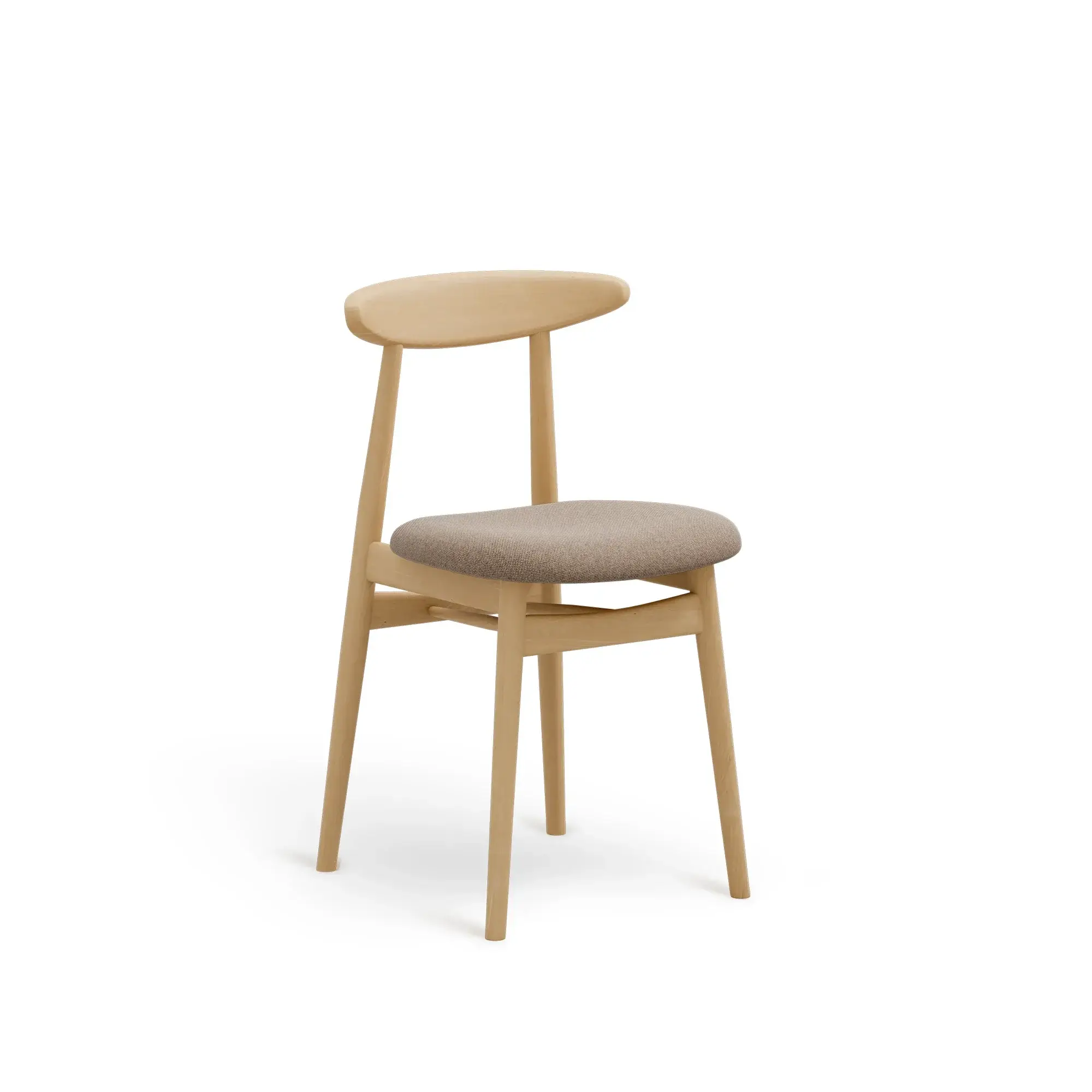 Silla YESTERDAY – Asiento tapizado · respaldo de madera – haya clara M07 [A-4101U-M07] (3)