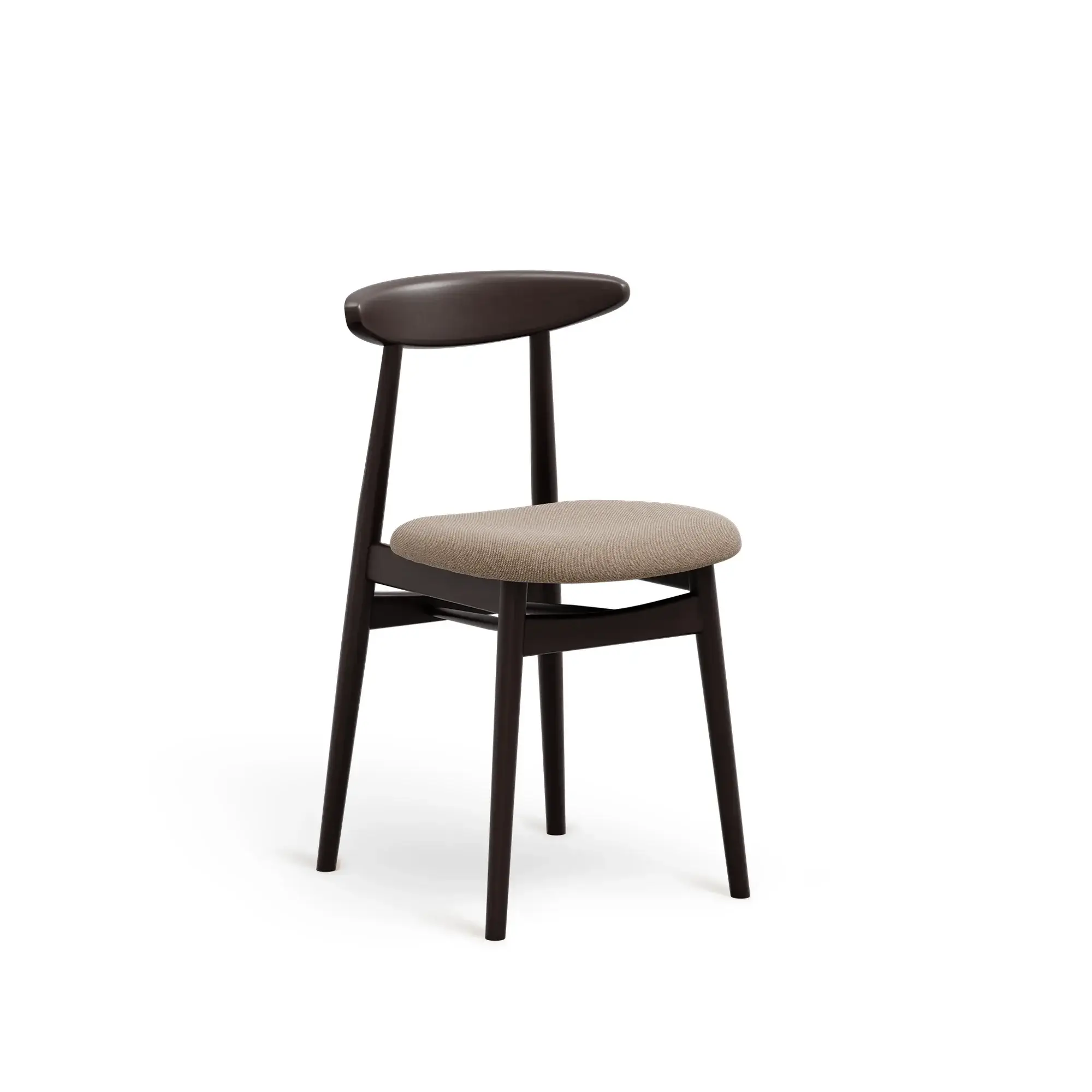 Silla YESTERDAY – Asiento tapizado · respaldo de madera – haya marrón M50 [A-4101U-M50] (4)