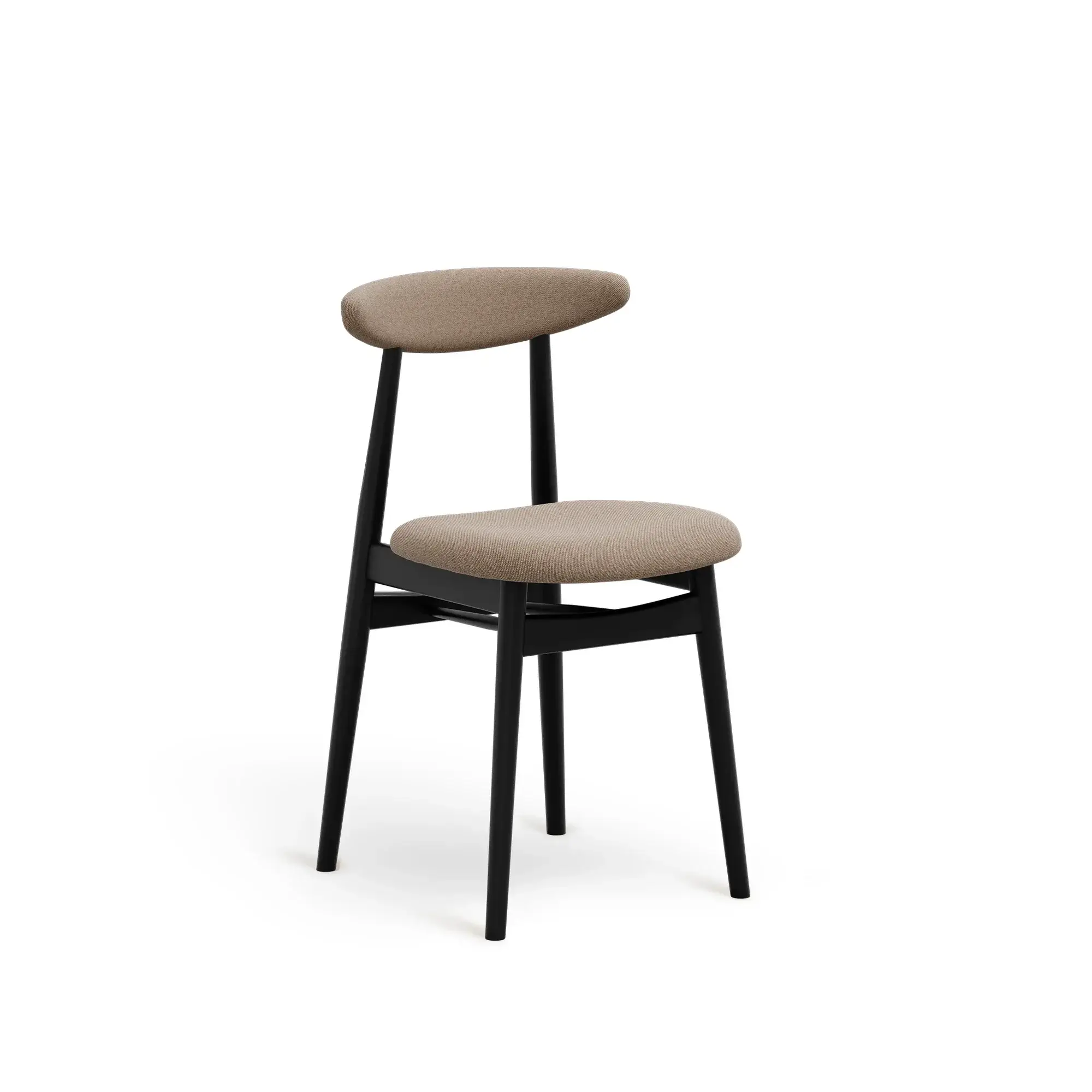 Silla YESTERDAY – Asiento y respaldo tapizados – haya negra M63 [A-4105-M63] (15)