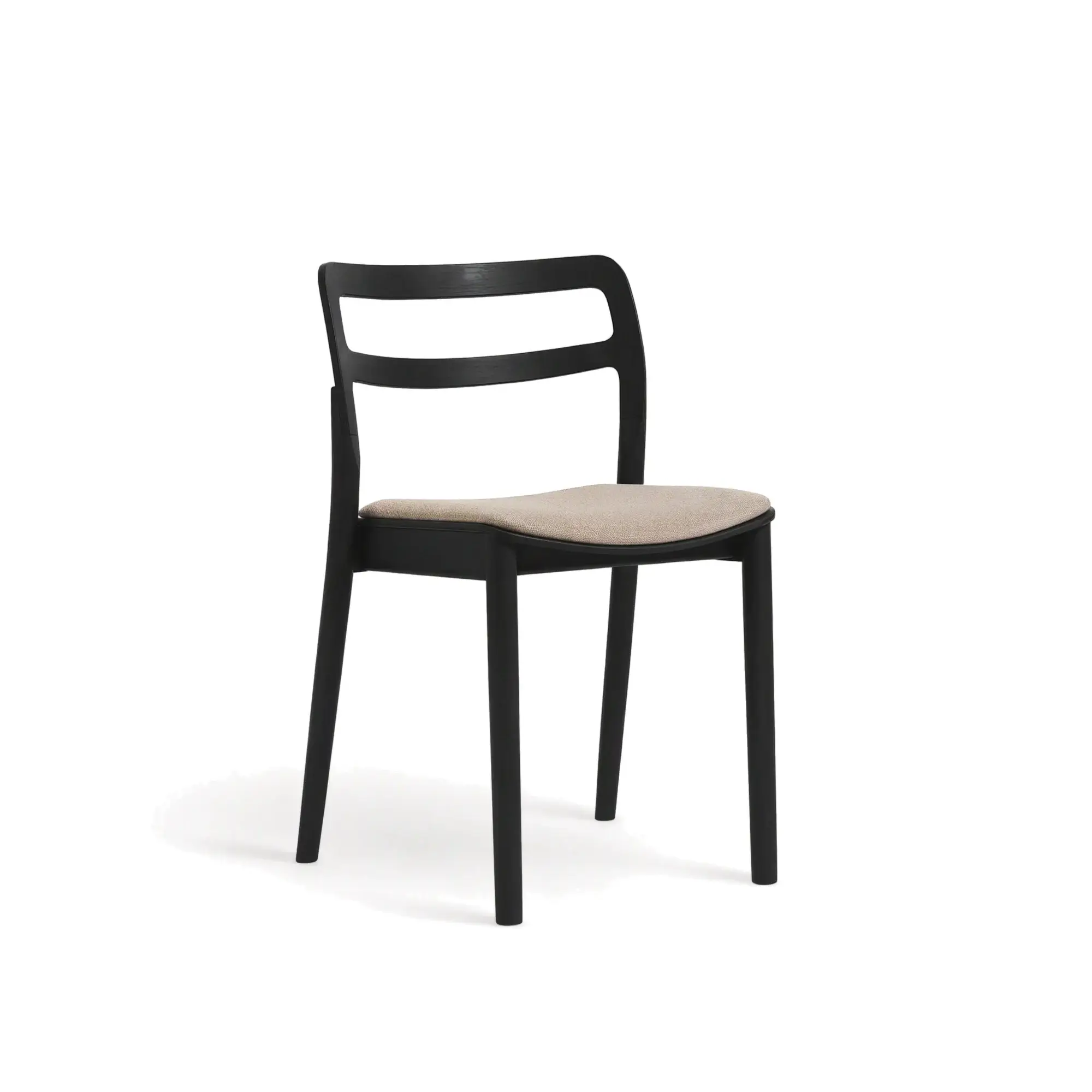 Silla PLASA – Asiento tapizado · respaldo de madera – haya negra M63 [A-4290U-M63] (4)