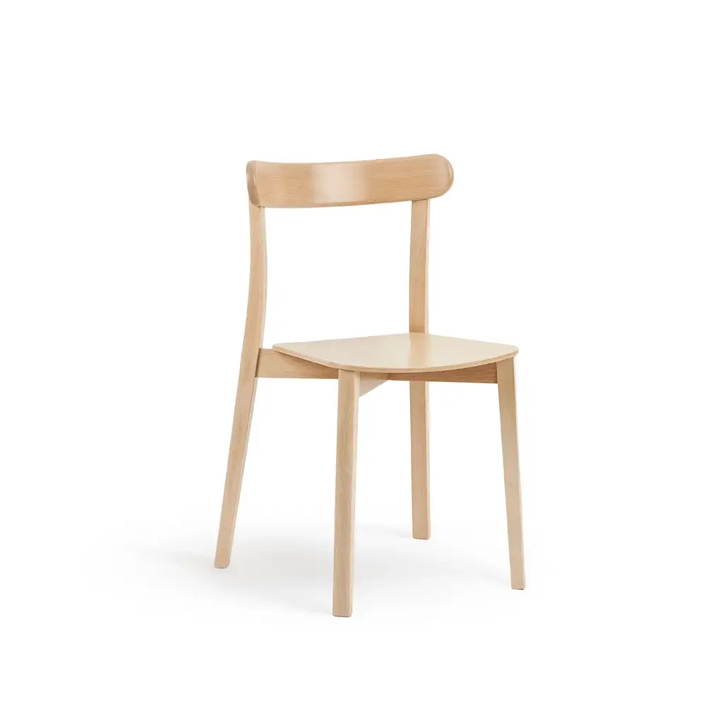 Silla ICHO – Asiento y respaldo de madera – haya clara M07 [A-4420-M07]
