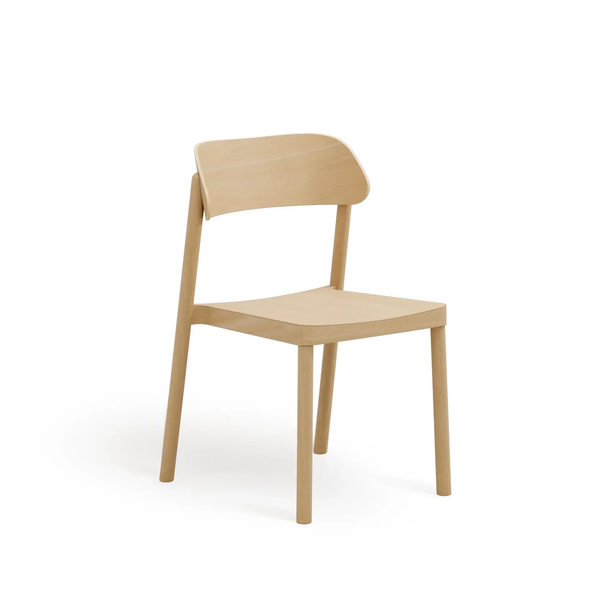 Silla NIMM – Asiento y respaldo de madera – haya clara M07 [A-4590-M07] (2)