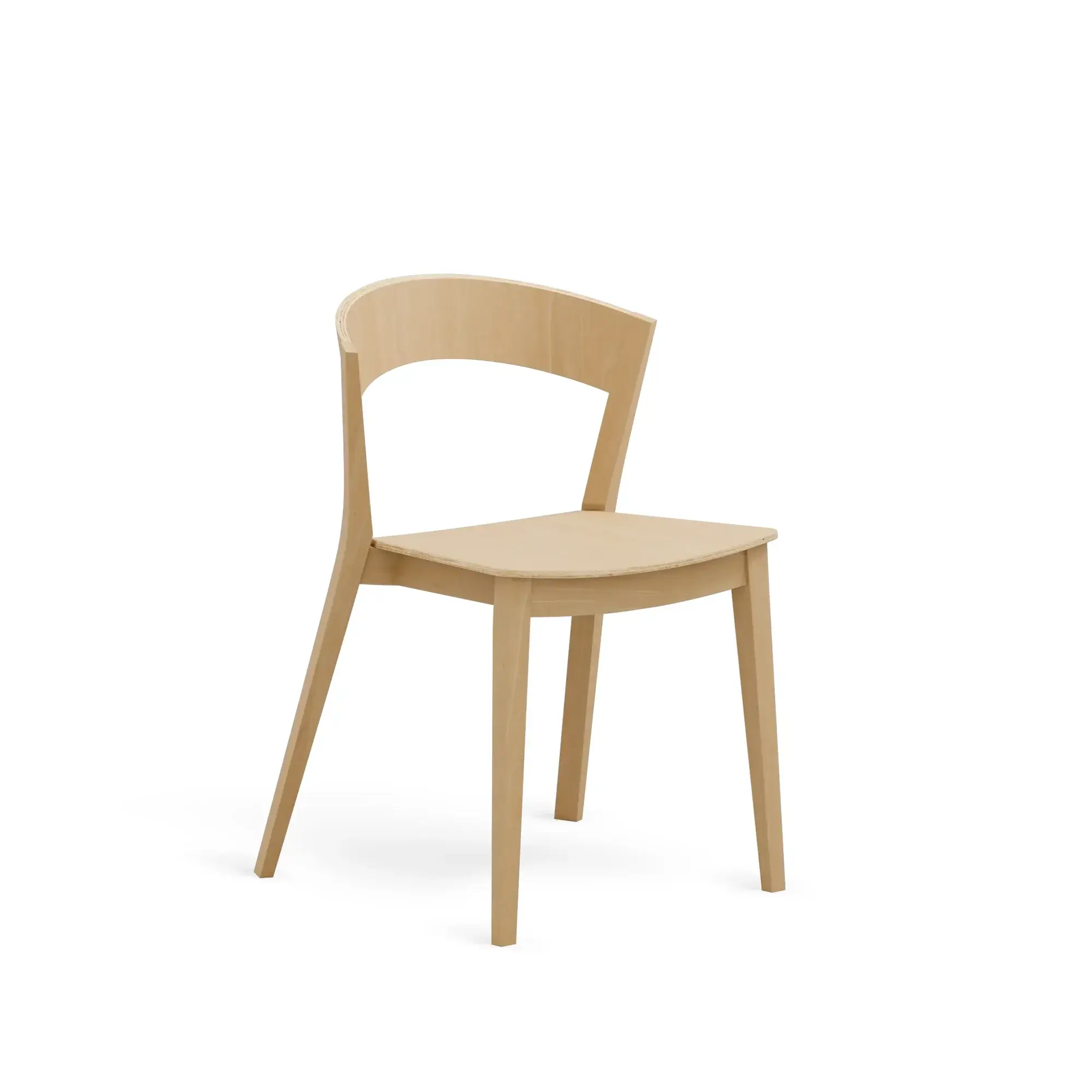 Silla ARCHER – Asiento y respaldo de madera – haya clara M07 [A-4800-M07] (4)