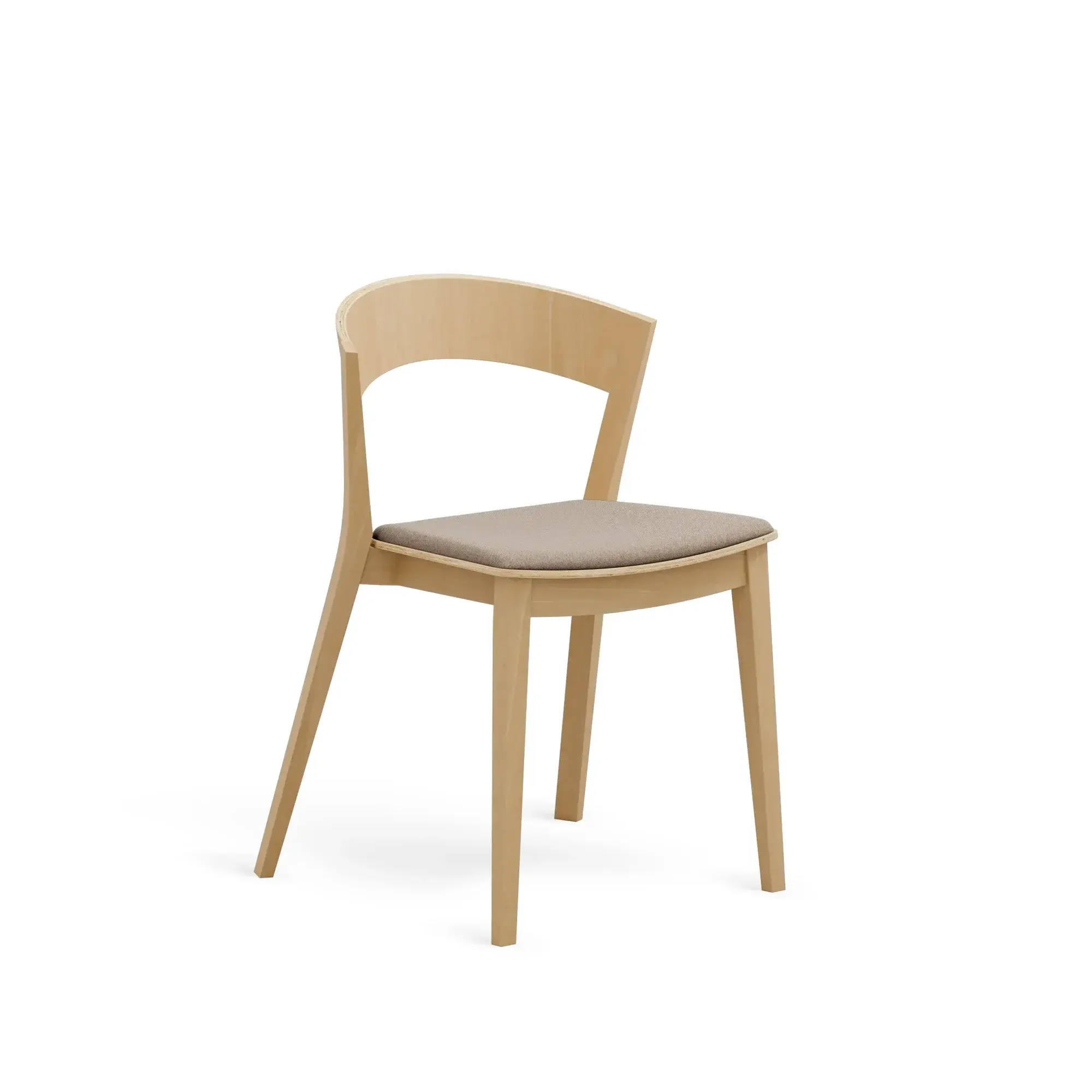 Silla ARCHER – Asiento tapizado · respaldo de madera – haya clara M07 [A-4800U-M07] (8)