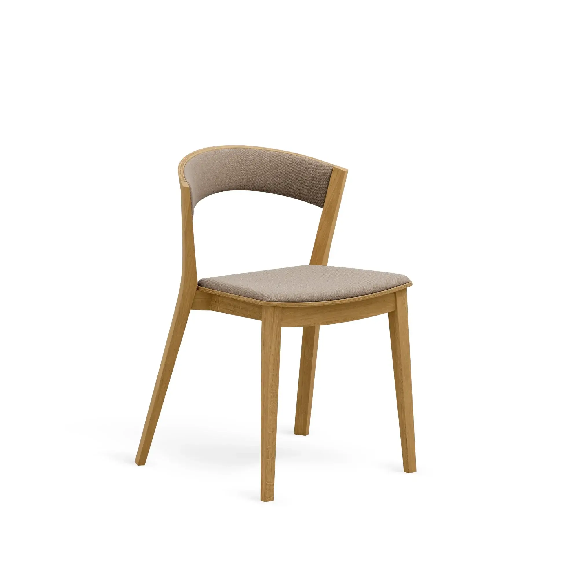 Silla ARCHER – Asiento y respaldo tapizados – roble cálido M10 [A-4801-M10] (3)