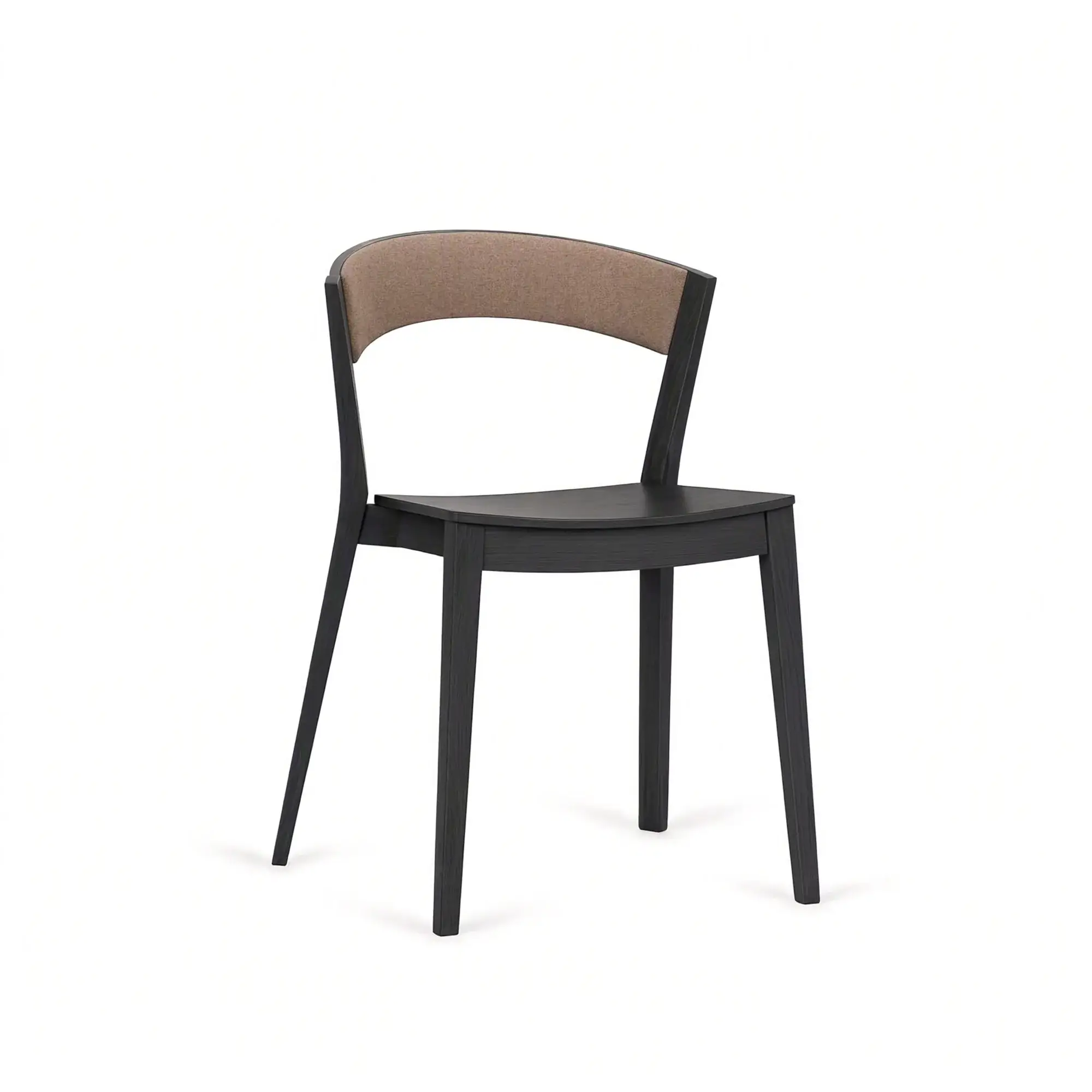Silla ARCHER – Asiento de madera · respaldo tapizado – haya negra M63 [A-4801G-M63] (6)