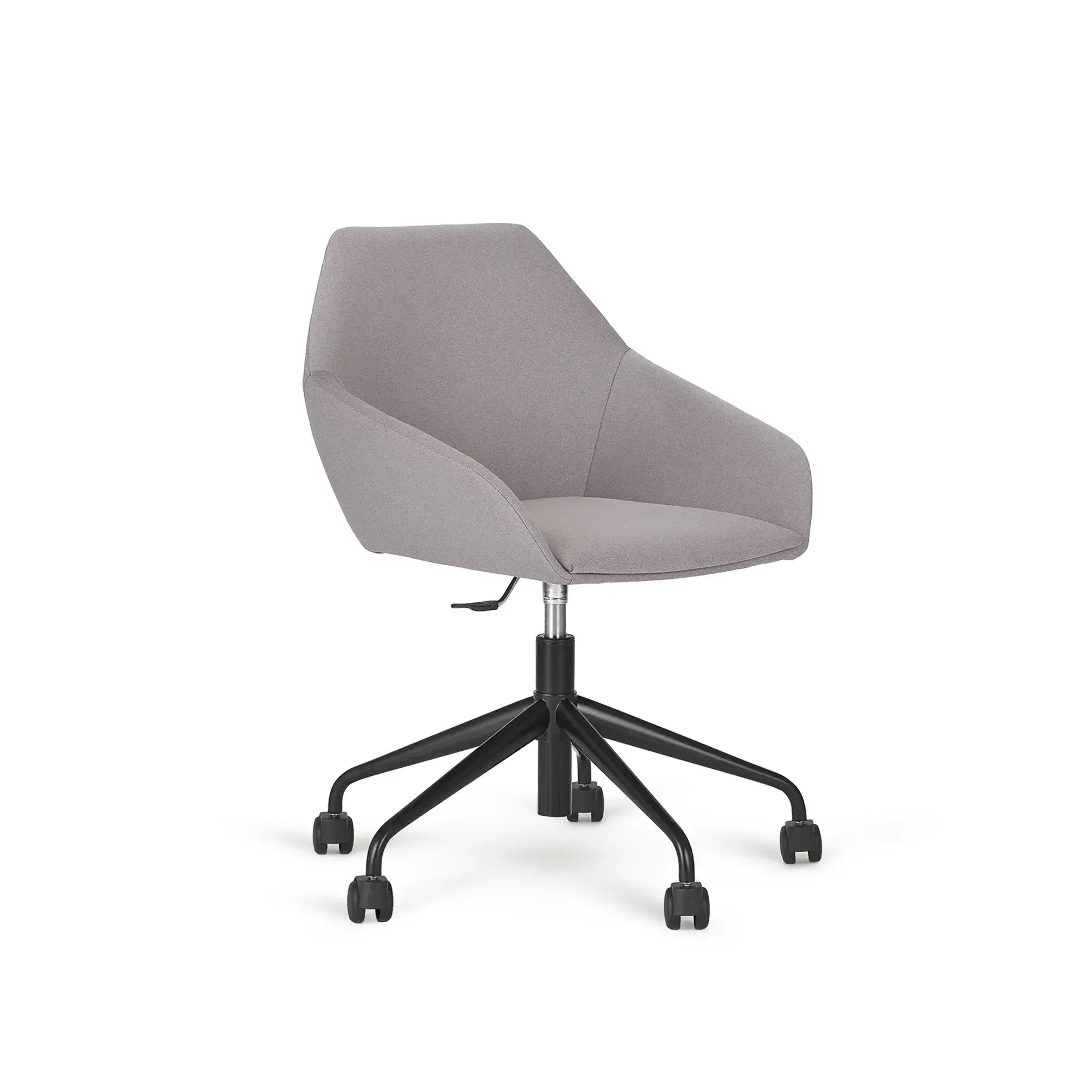 Silla de escritorio TUK – TUK · base giratoria de 5 radios con ruedas – base negra [A-5055-BLK]