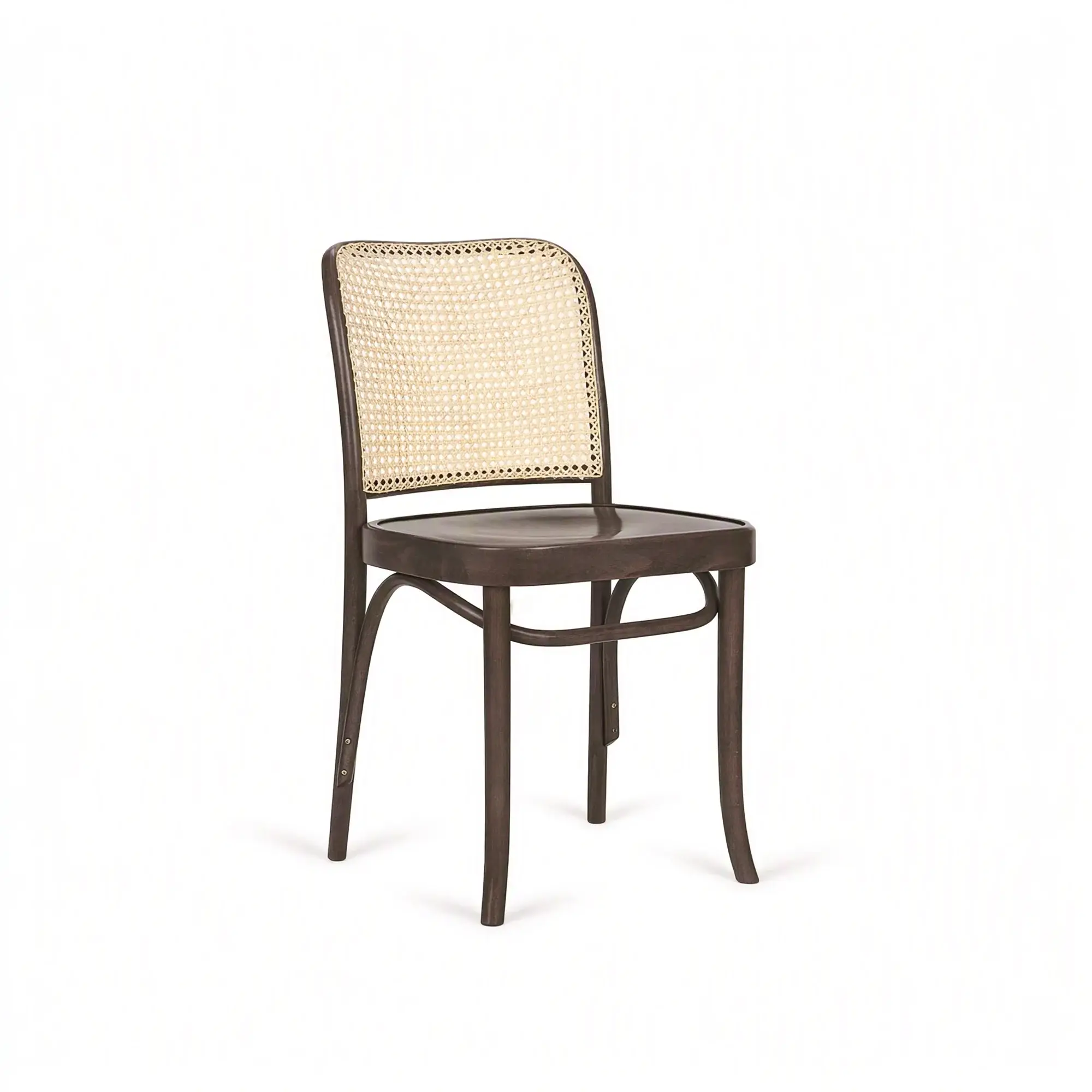 Silla CLASSIC – Asiento de madera · respaldo de rejilla tejida a mano – haya marrón M50 [A-8114-M50] (6)