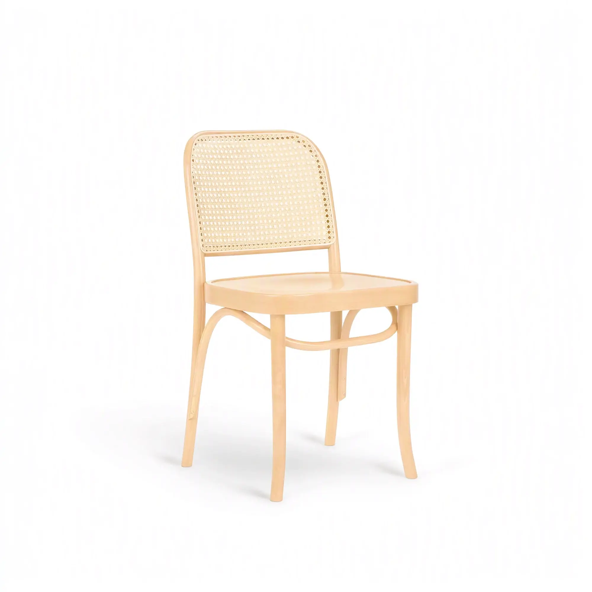 Silla CLASSIC – Asiento de madera · respaldo de rejilla en malla – haya clara M07 [A-8136-M07] (2)