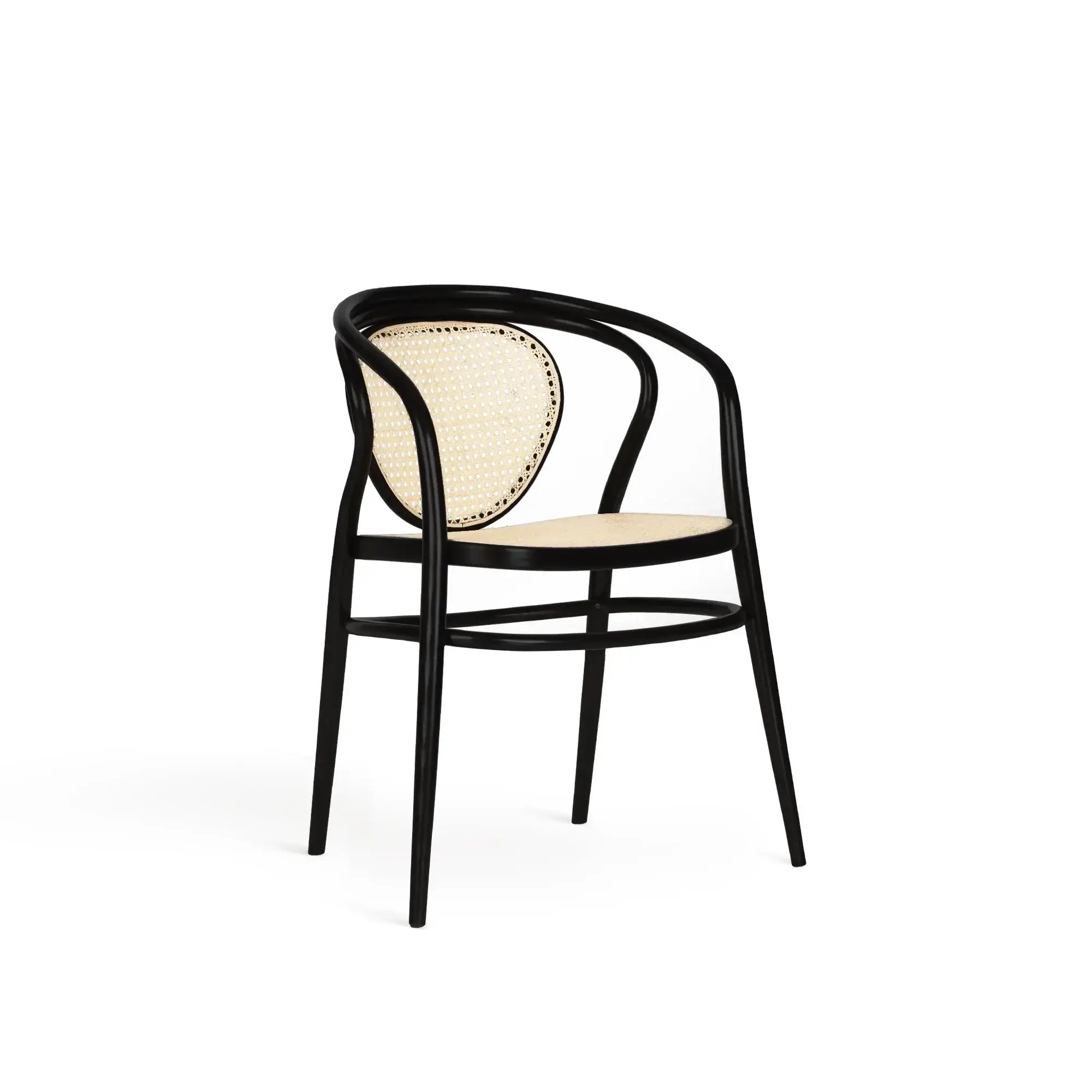Butaca NODO respaldo de rejilla – Asiento y respaldo de rejilla – haya negra M63 [B-1400-M63] (2)