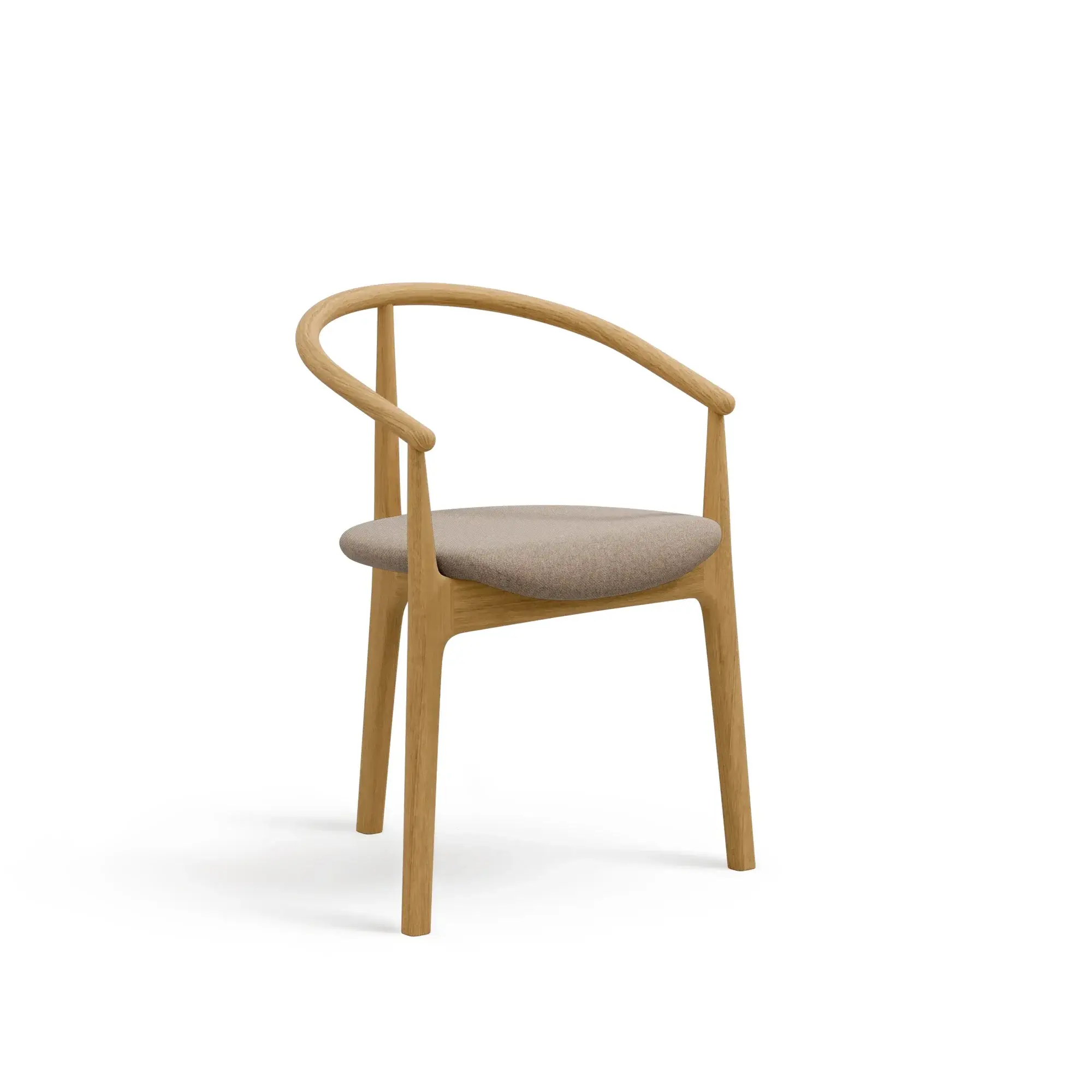 Silla EVO – Asiento tapizado · respaldo de madera – roble cálido M10 [B-2940U-M10] (4)