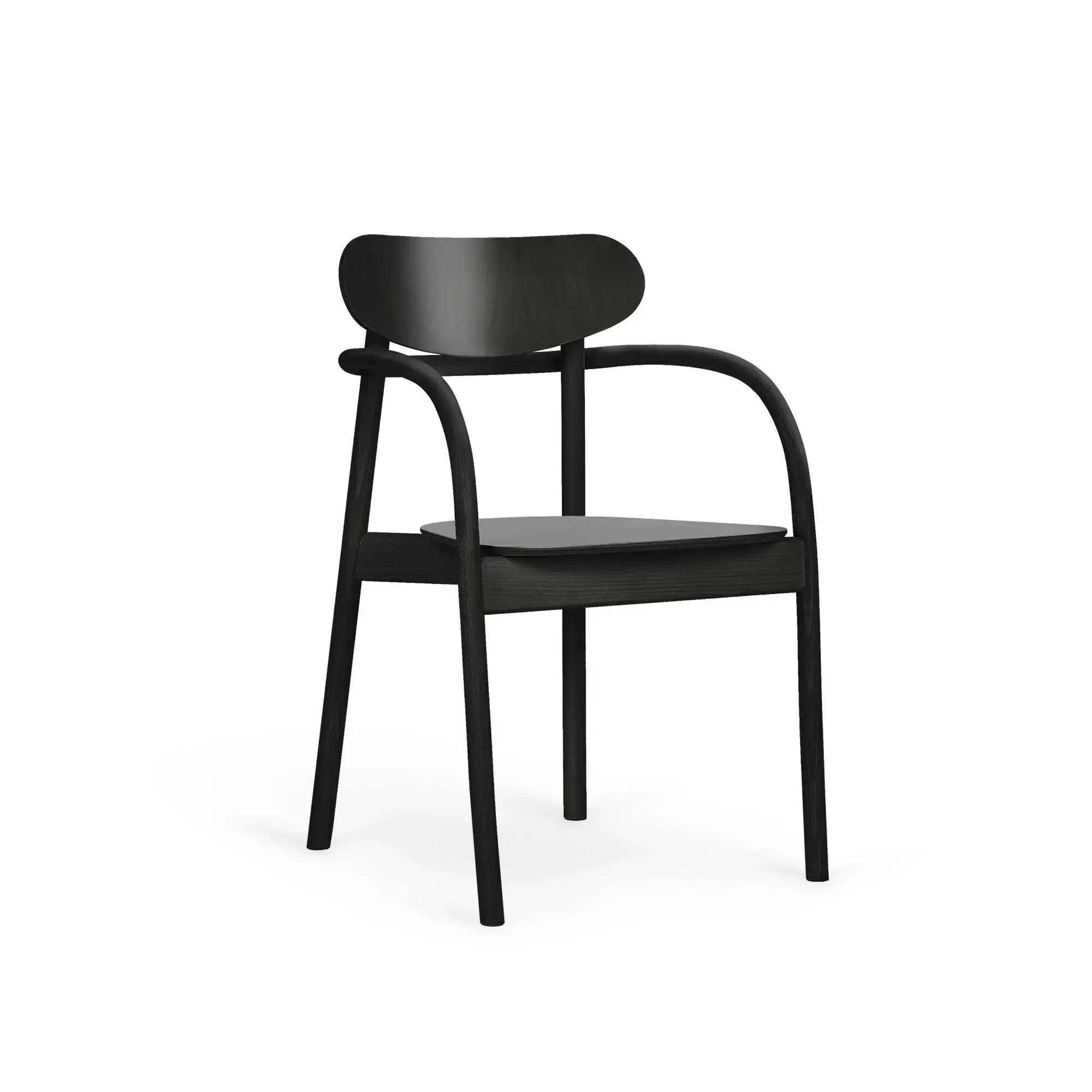 Butaca LA BENDA – Asiento y respaldo de madera – haya negra M63 [B-2960-M63] (9)