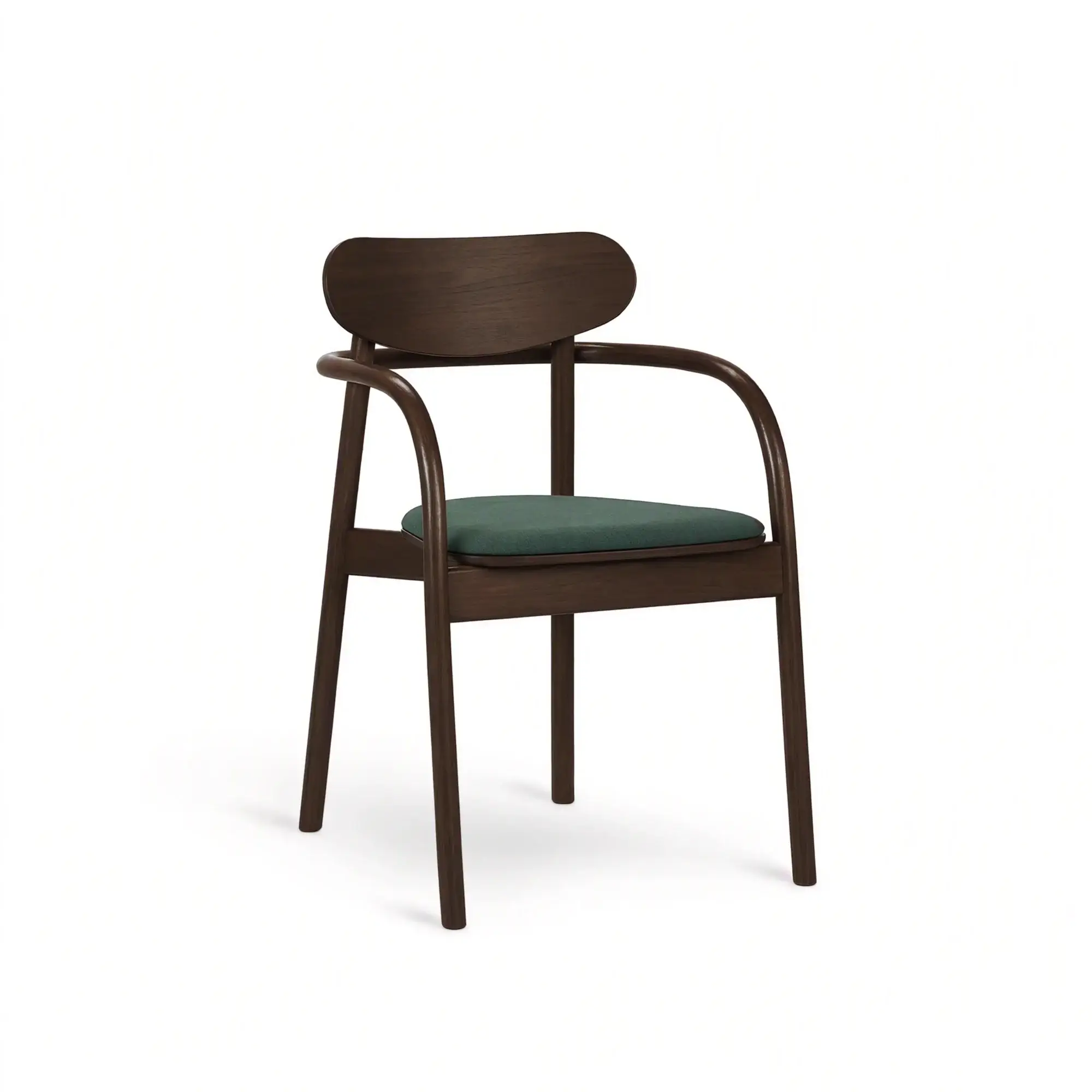 Butaca LA BENDA – Asiento tapizado · respaldo de madera – haya marrón M50 [B-2960U-M50] (7)