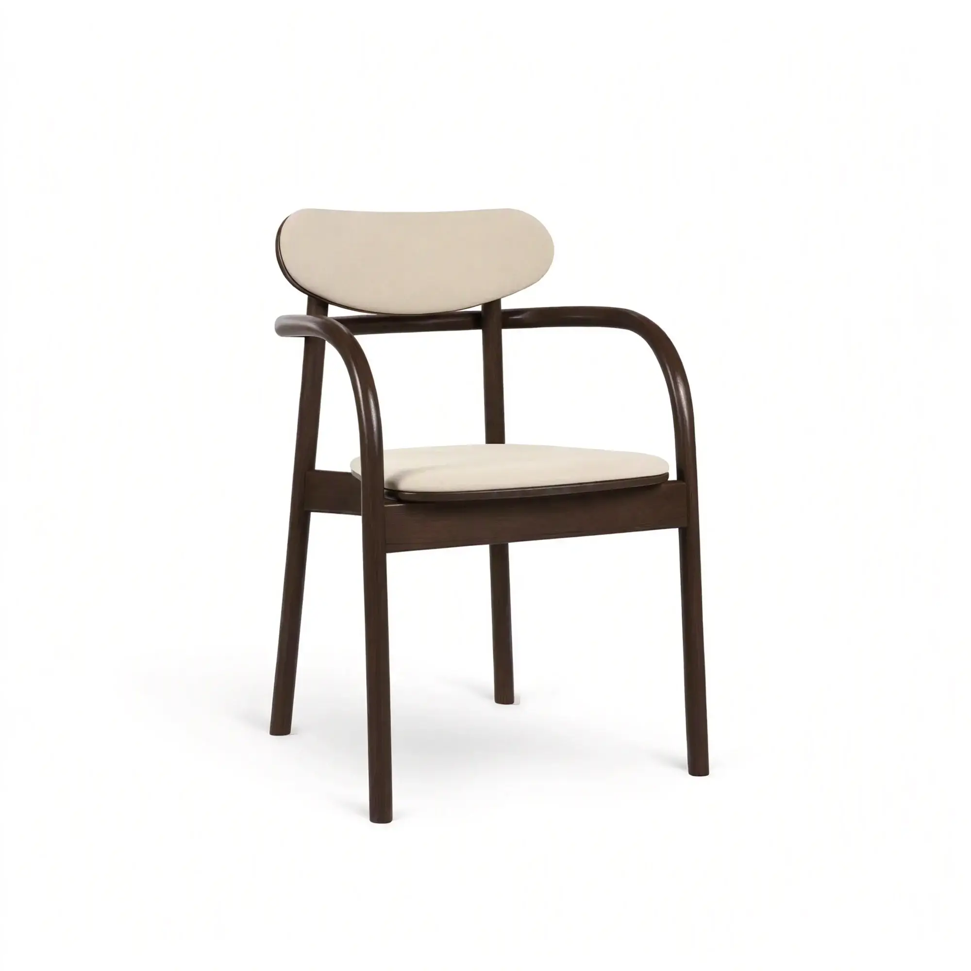 Butaca LA BENDA – Asiento y respaldo tapizados – haya marrón M50 [B-2961-M50] (11)