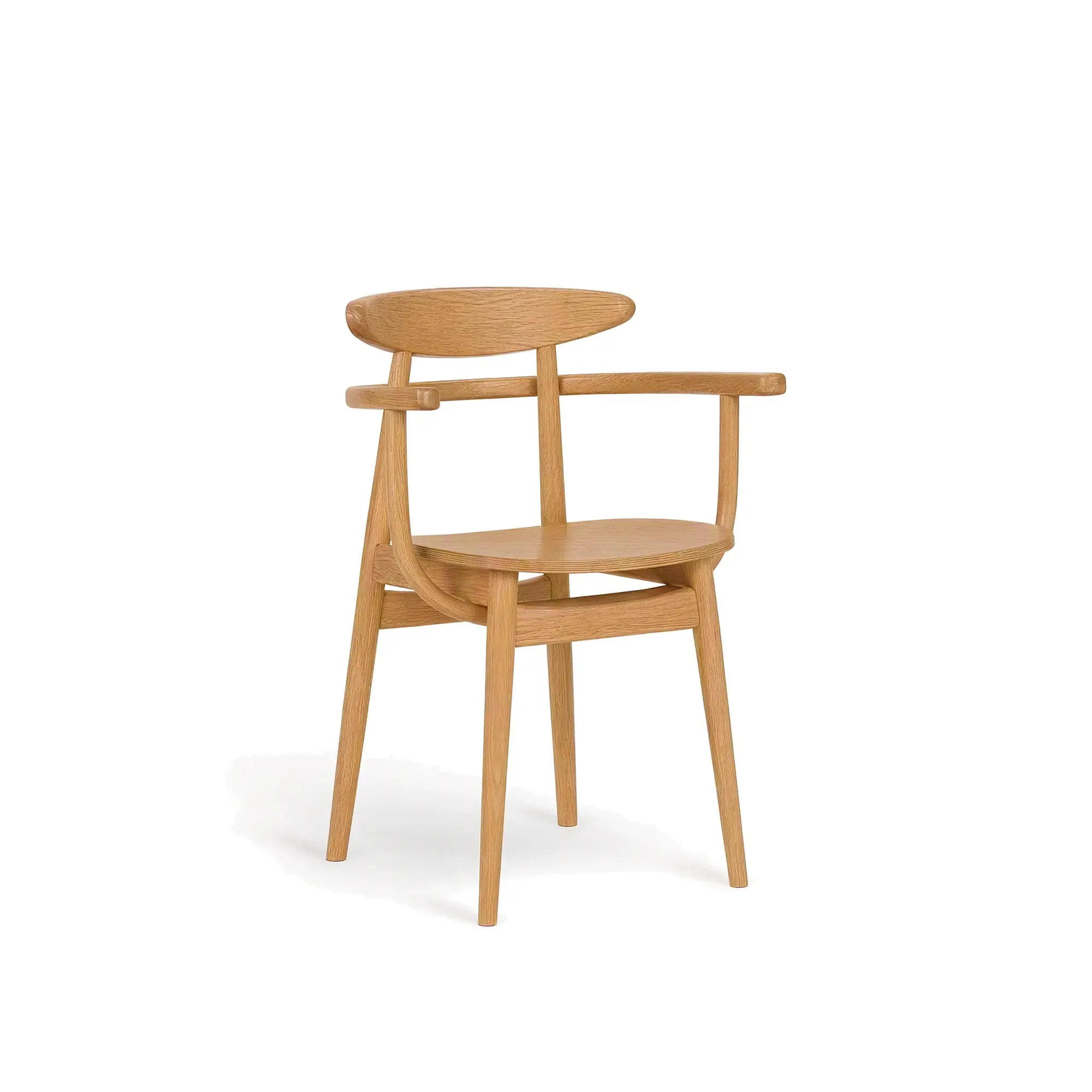 Butaca YESTERDAY – Asiento y respaldo de madera – roble cálido M10 [B-4101-M10] (6)