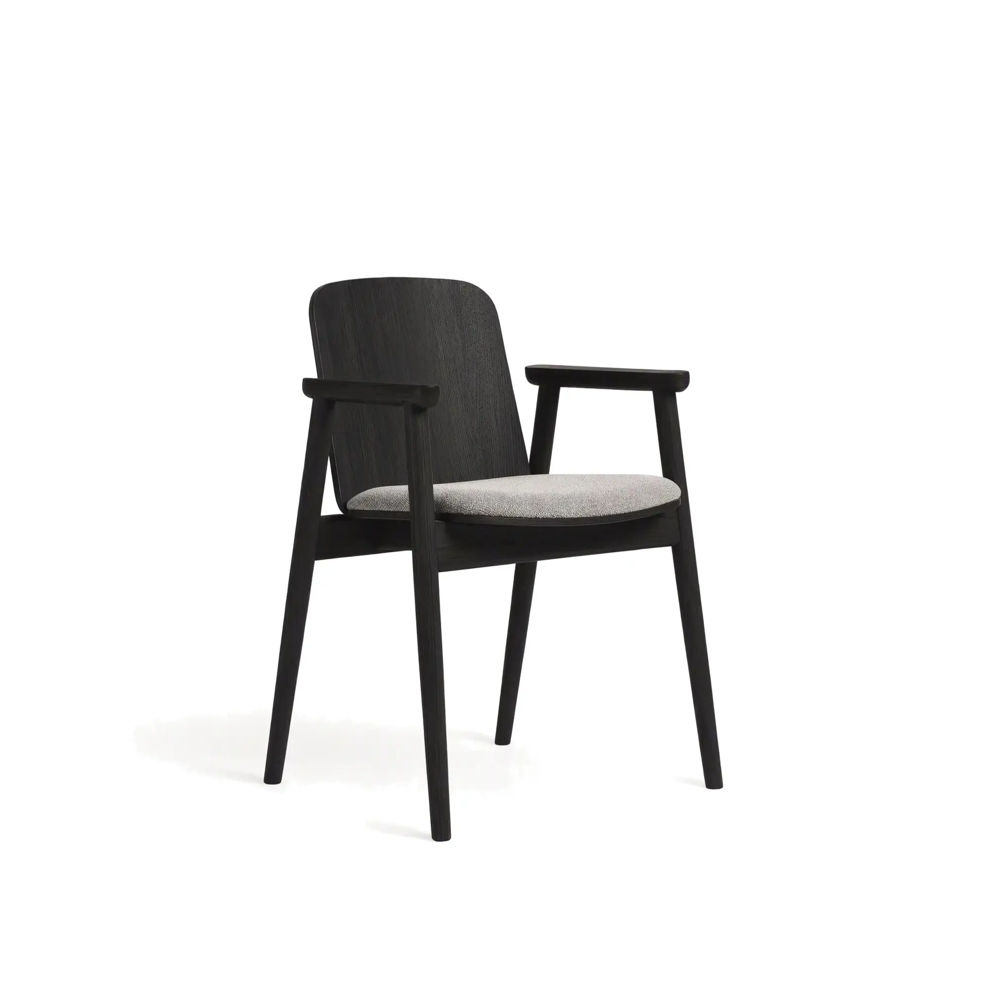 Butaca PROP – Asiento tapizado · respaldo de madera – roble negro M63 [B-4390U-DM63] (8)