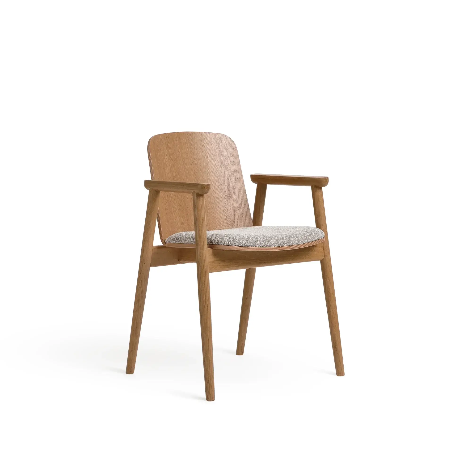 Butaca PROP – Asiento tapizado · respaldo de madera – roble cálido M10 [B-4390U-M10] (6)