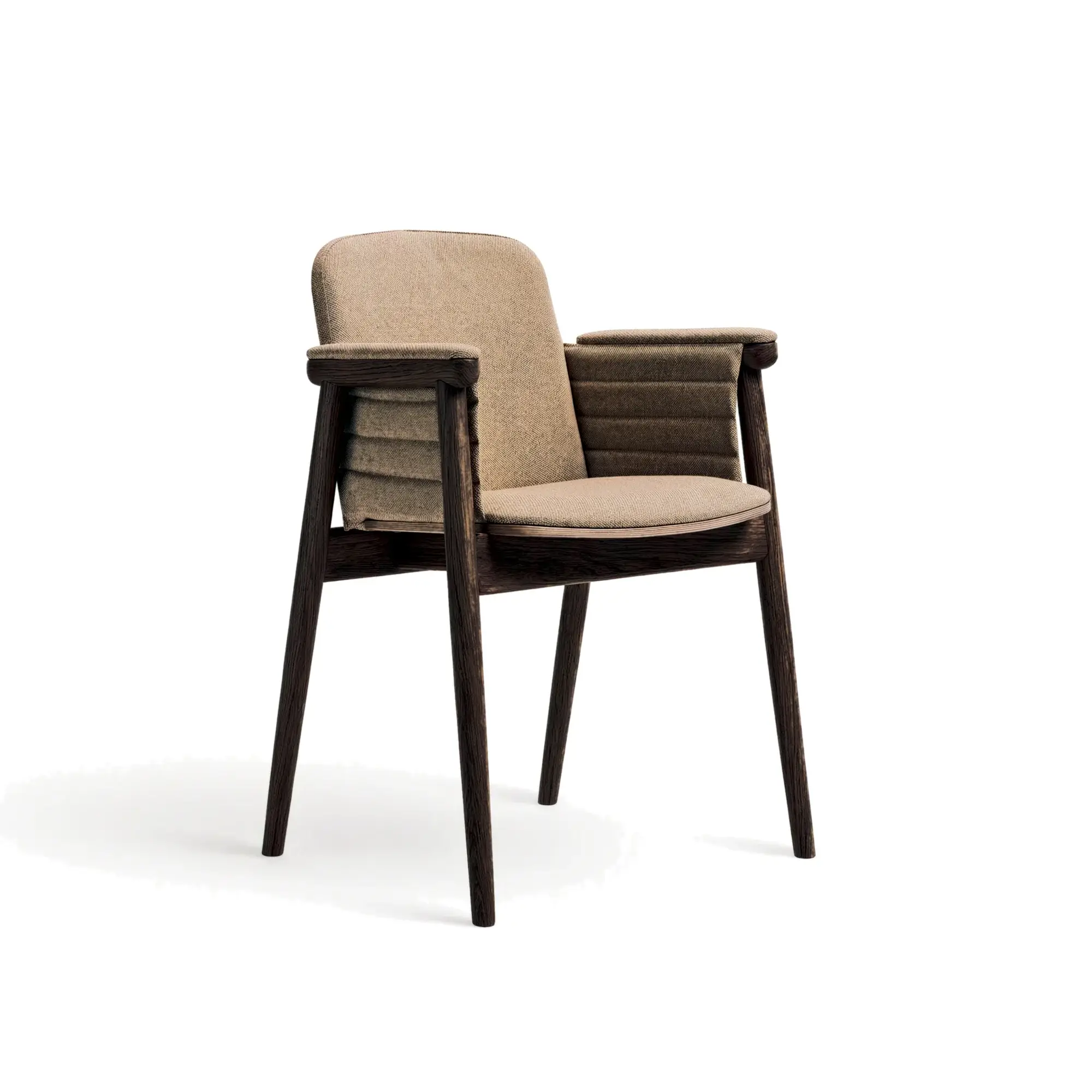 Butaca PROP – Asiento, respaldo y brazos tapizados – roble marrón M50 [B-4398-DM50] (19)